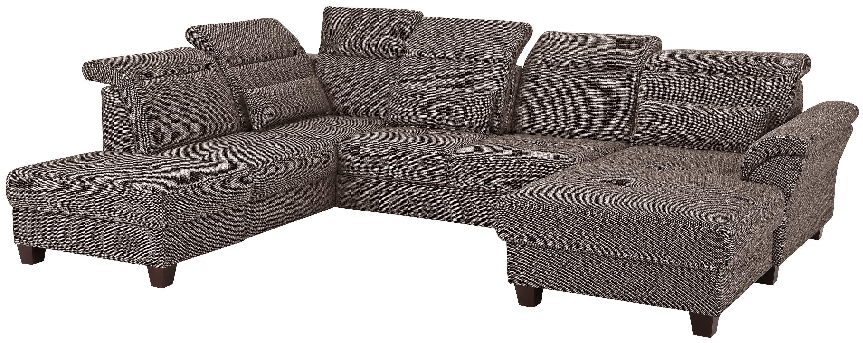 Thumbnail - Home affaire Wohnlandschaft "Solvei U-Form" Sitztiefenverstellung und Federkern, wahlweise Kopfteilverstellung