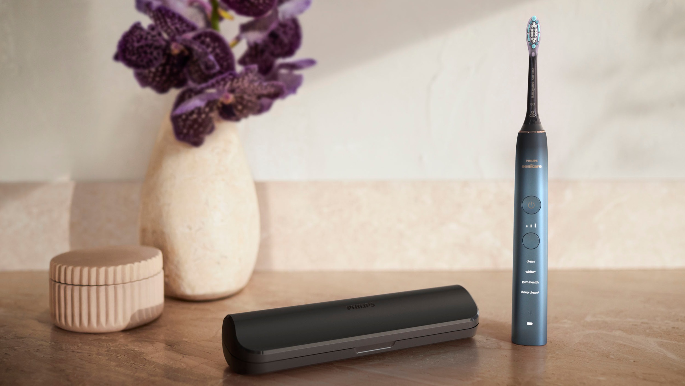 Philips Sonicare Elektrische Zahnbürste »DiamondClean 9000 Special Edition HX9911«, 1 St. Aufsteckbürsten, mit integriertem Drucksensor, 4 Putzprogramme und 3 Intensitätsstufen