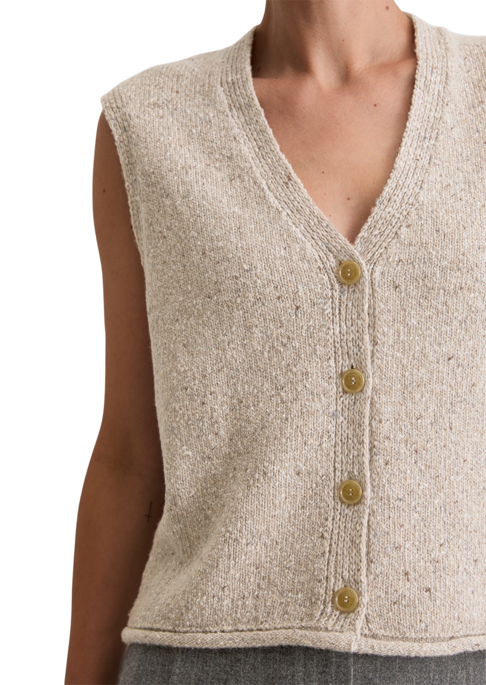 Marc O'Polo Strickweste »aus Schurwolle-Mix«