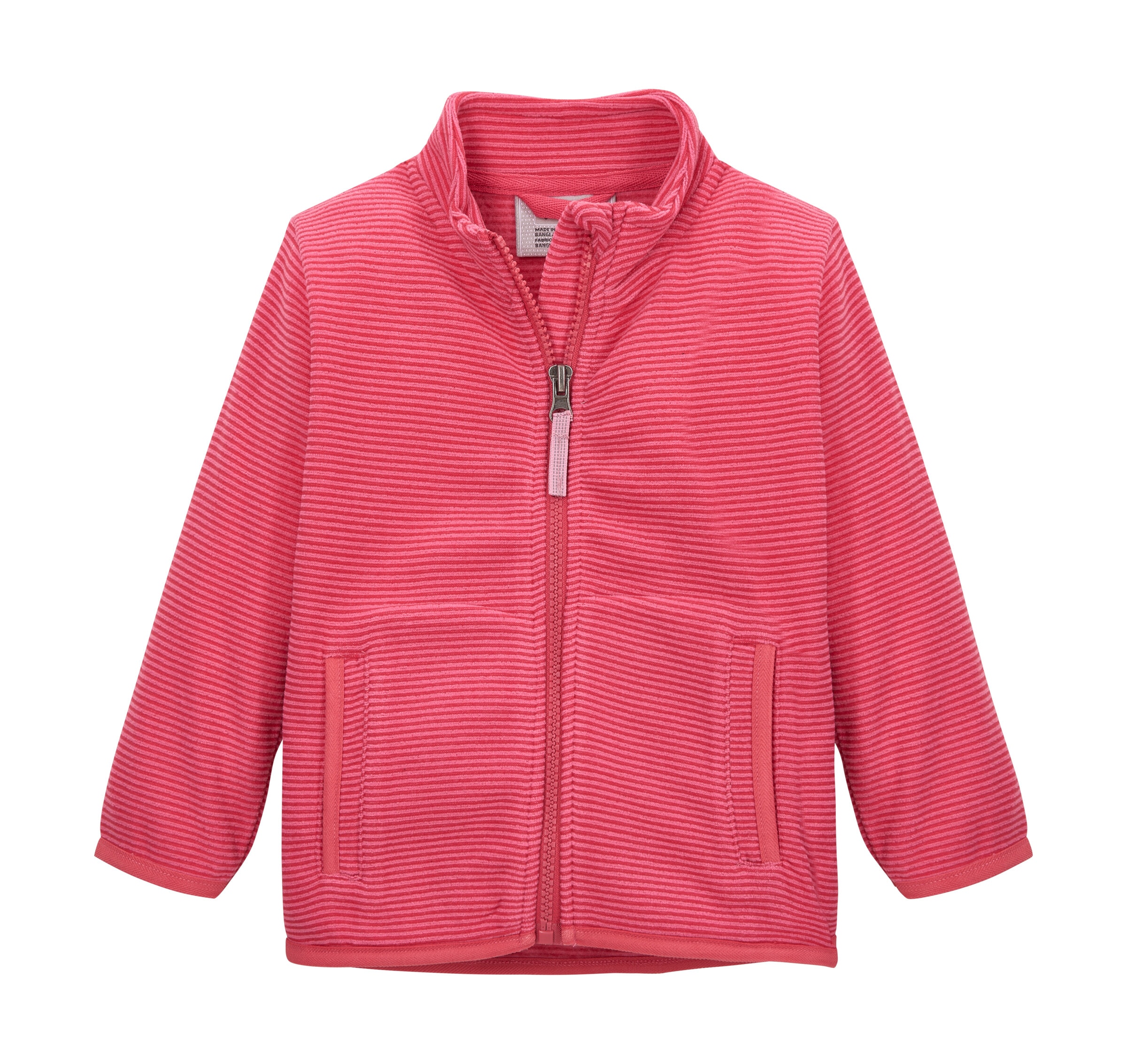 first instinct by killtec Fleecejacke "FIOS 1 MNS FLC JCKT" Fleecejacke mit Streifen, Kinnschutz, Namensetikett, Taschen