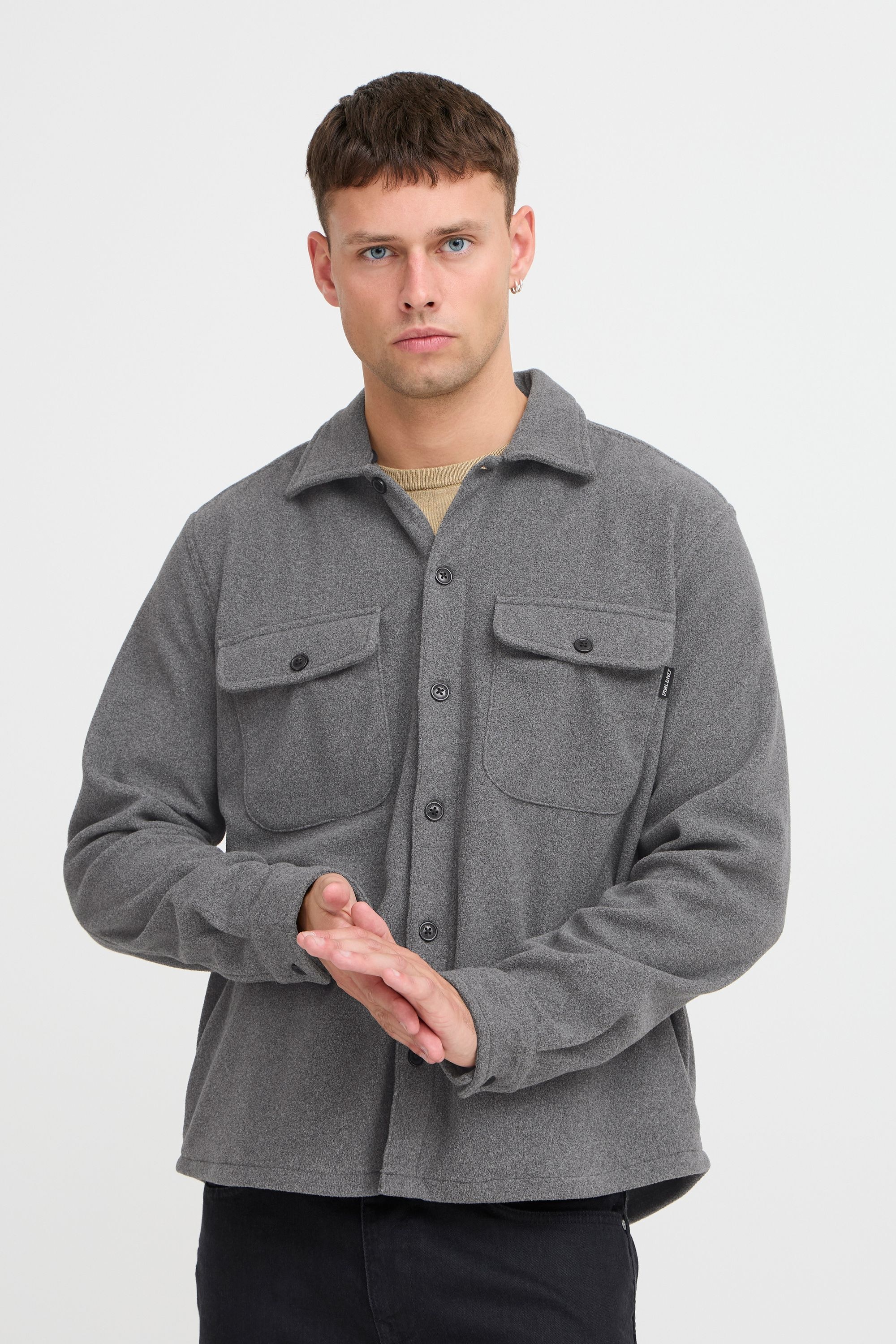 Blend Hemdjacke »Hemdjacke BHShirt«, ohne Kapuze