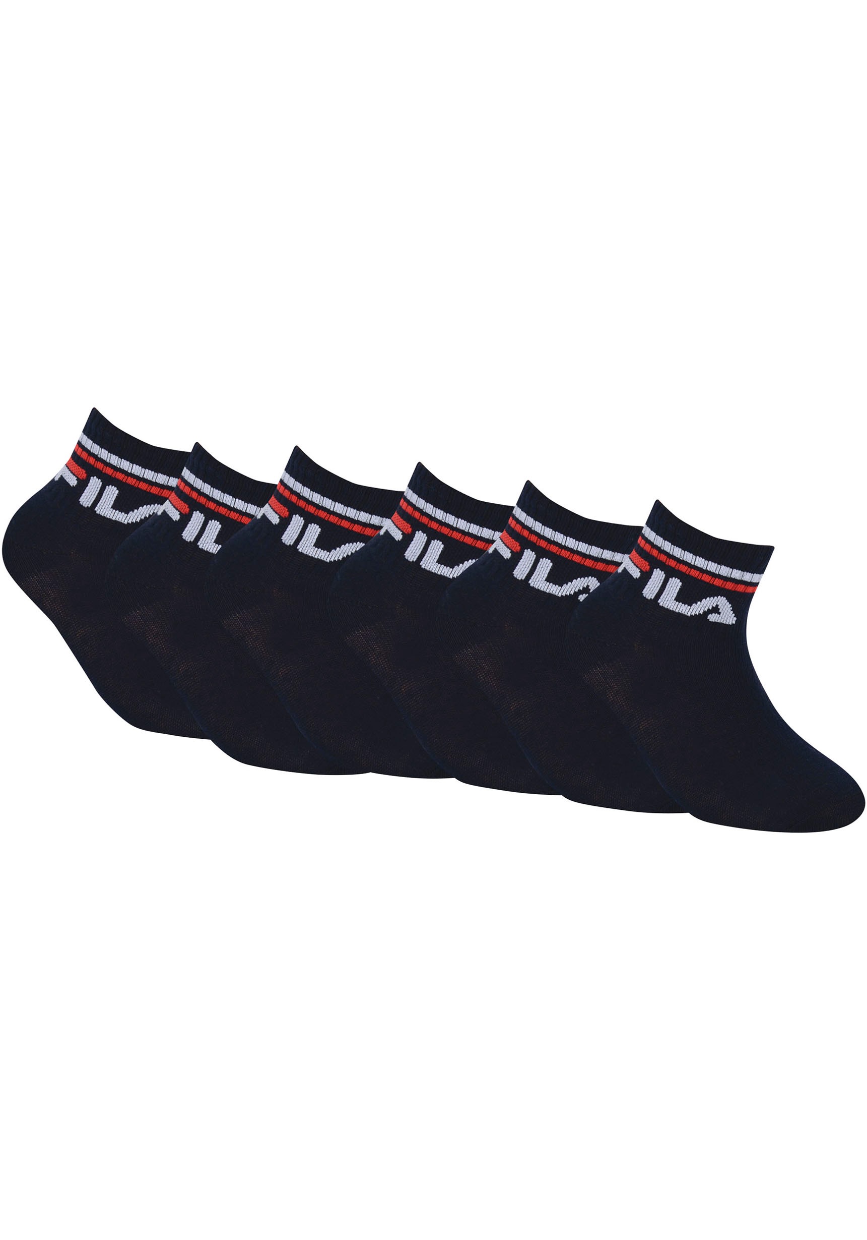Fila Kurzsocken "JUNIOR UNISEX QUARTER PLAIN SOCKS" 6 Stk. tlg. mit eingest günstig online kaufen