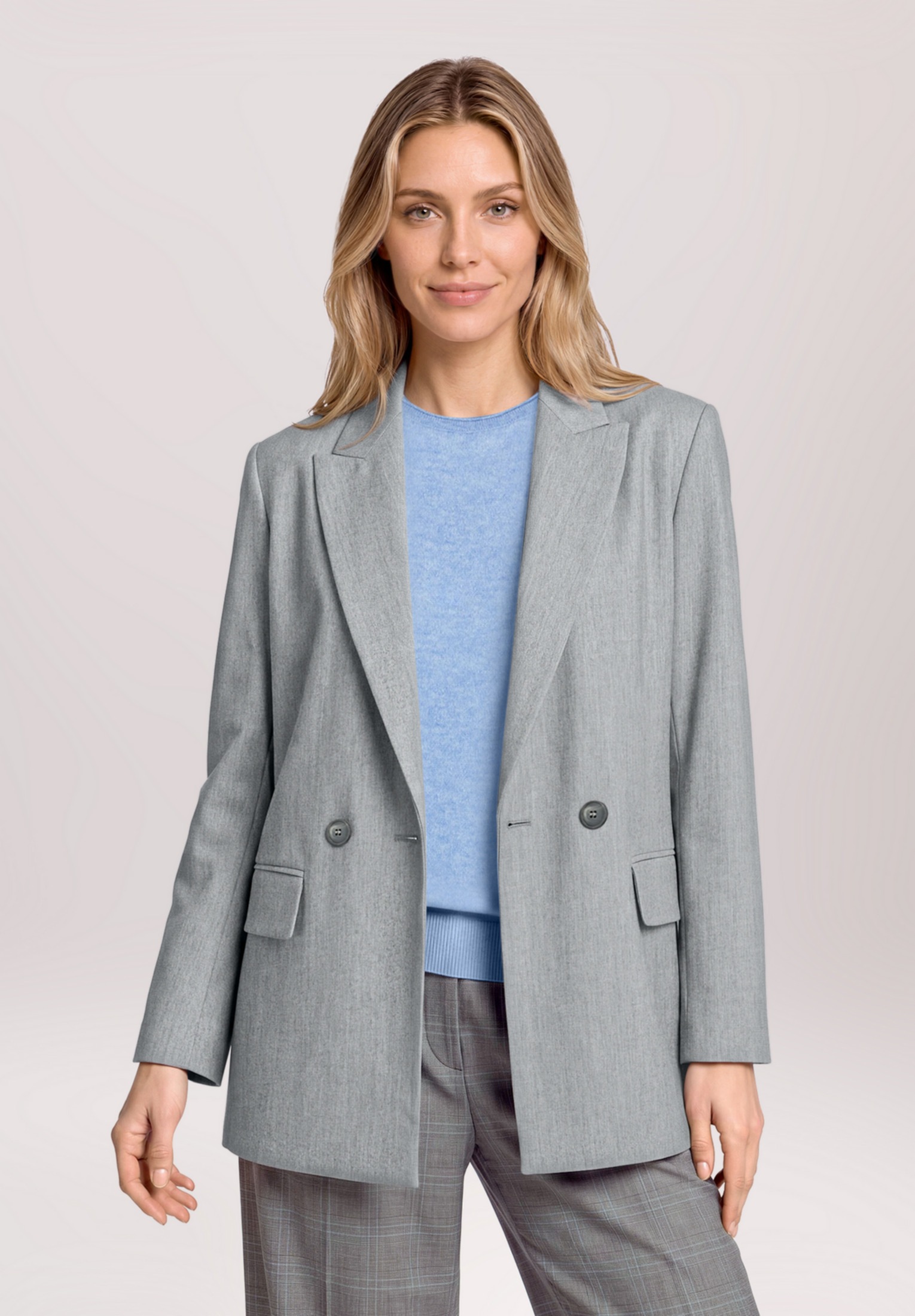 Betty&Co Longblazer »Damen mit Taschen«