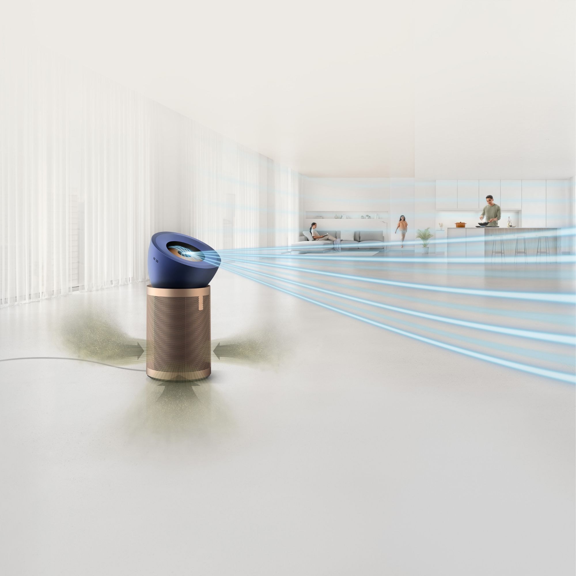 DYSON Luftreiniger »Purifier Big+Quiet Formaldehyde, Entfernt Gase, Gerüche, NO₂ und mehr«