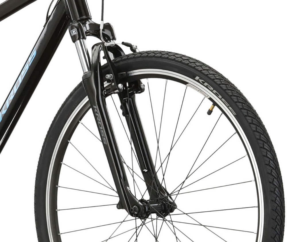 Kross Crossrad »KROSS Crossbike Evado 2.0 28" schwarz 21 Gänge«, 21 Gang, Shimano, Tourney Schaltwerk, Kettenschaltung