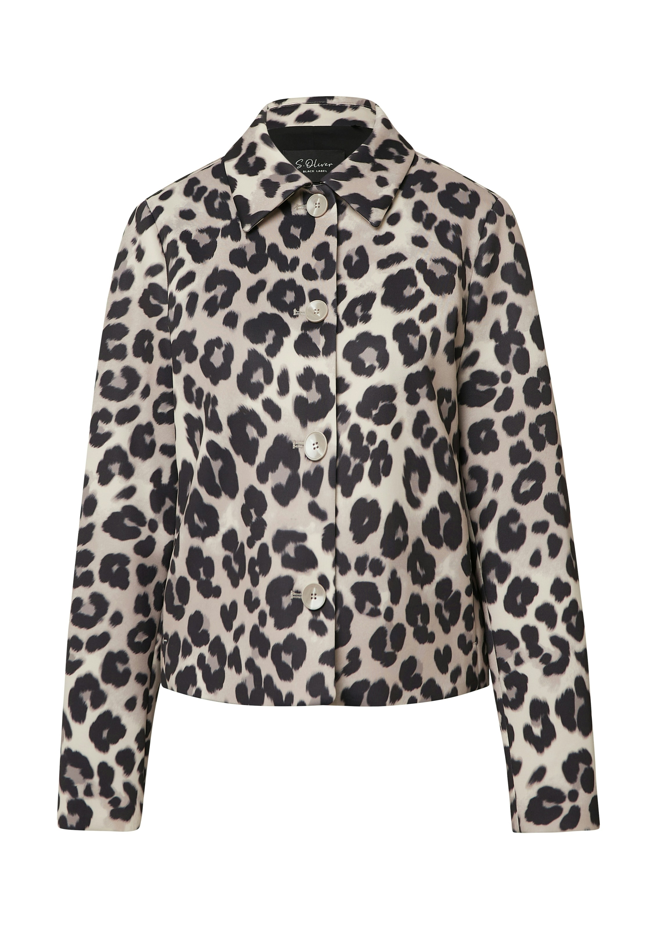s.Oliver BLACK LABEL Hemdjacke mit Hemdkragen
