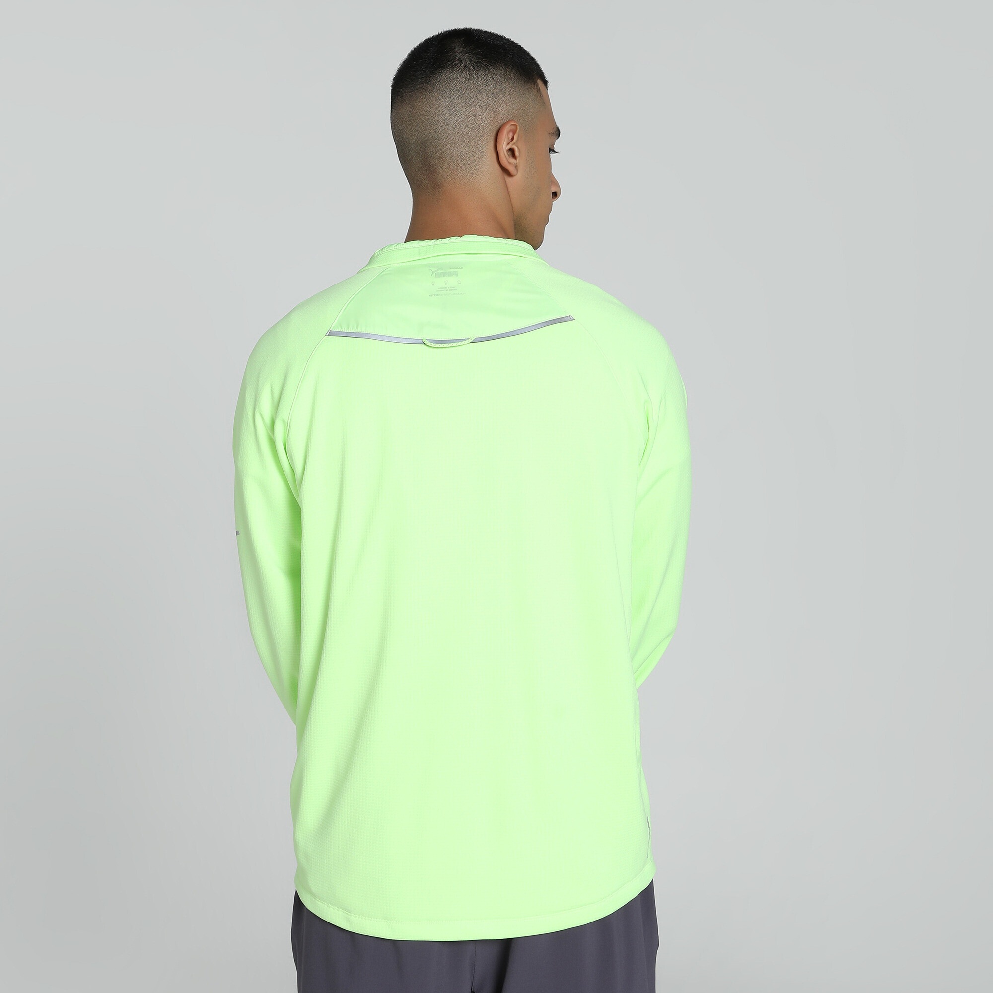 PUMA Laufjacke »PUMA RUN Grid Fleecejacke Herren«