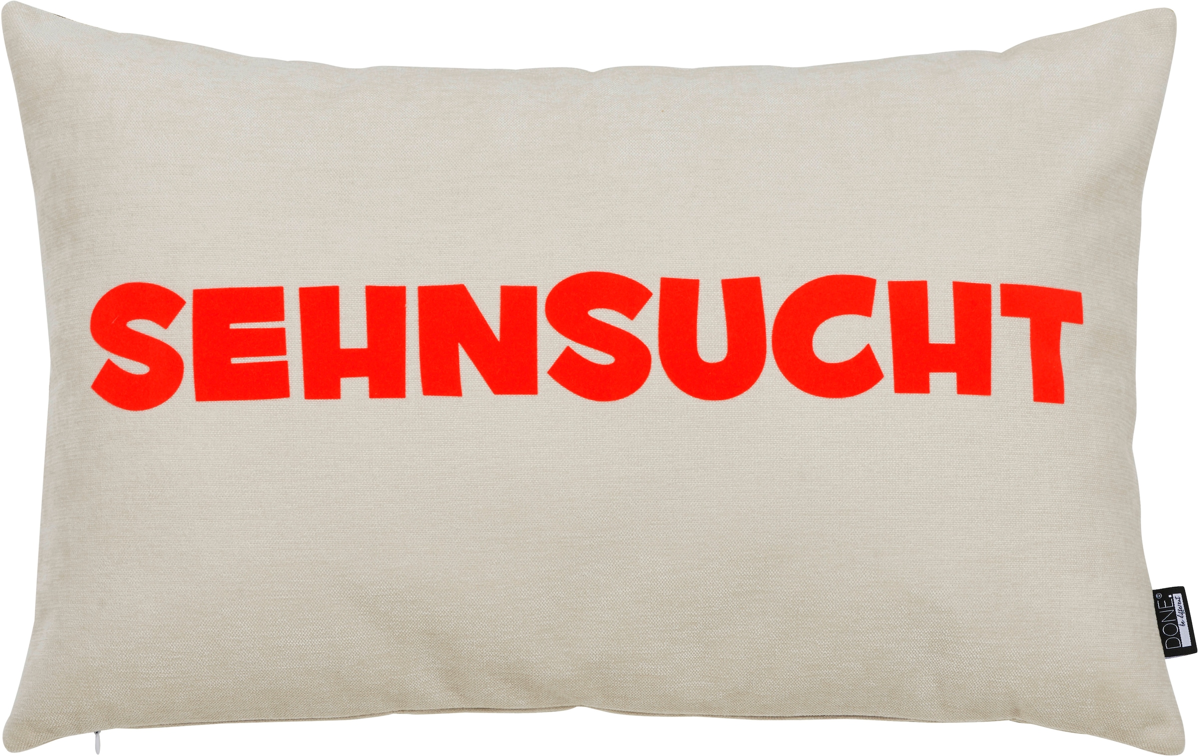 done.® Dekokissen »SEHNSUCHT« Extra weiche Haptik