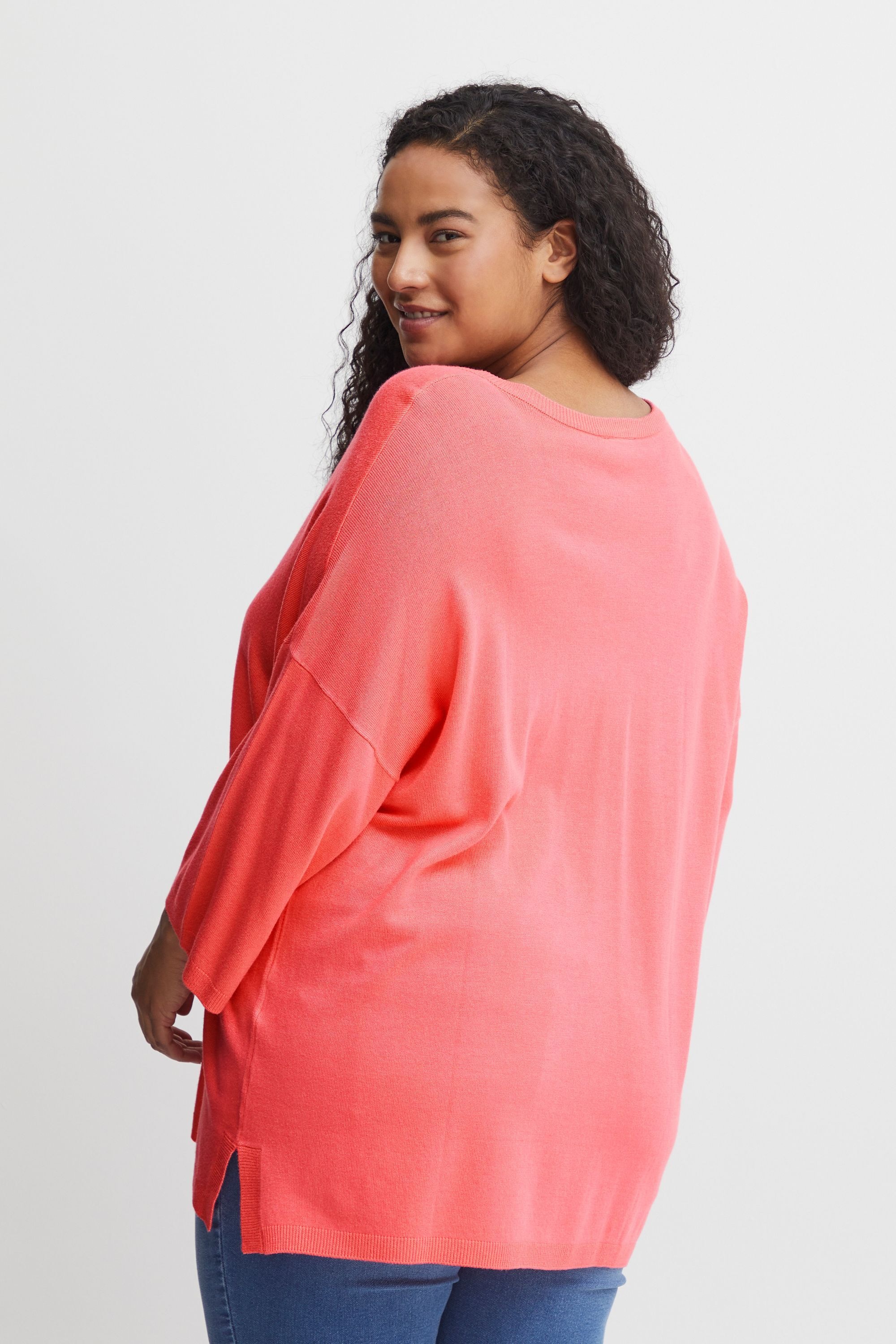 fransa Strickfleece-Pullover »Strickpullover FPBlume«