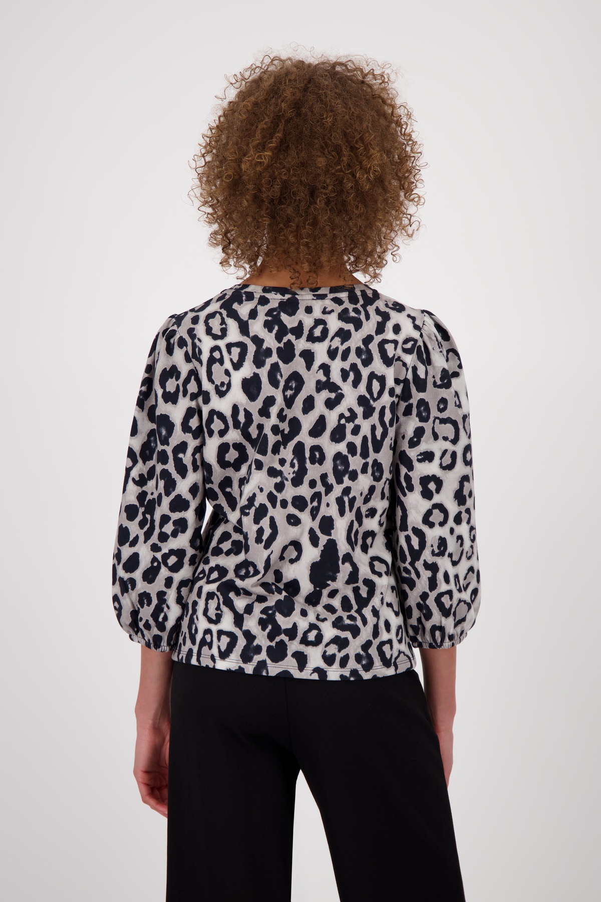 Monari Sweater "Sweatshirt Leodruck Allover", Mit Rundhalsausschnitt günstig online kaufen