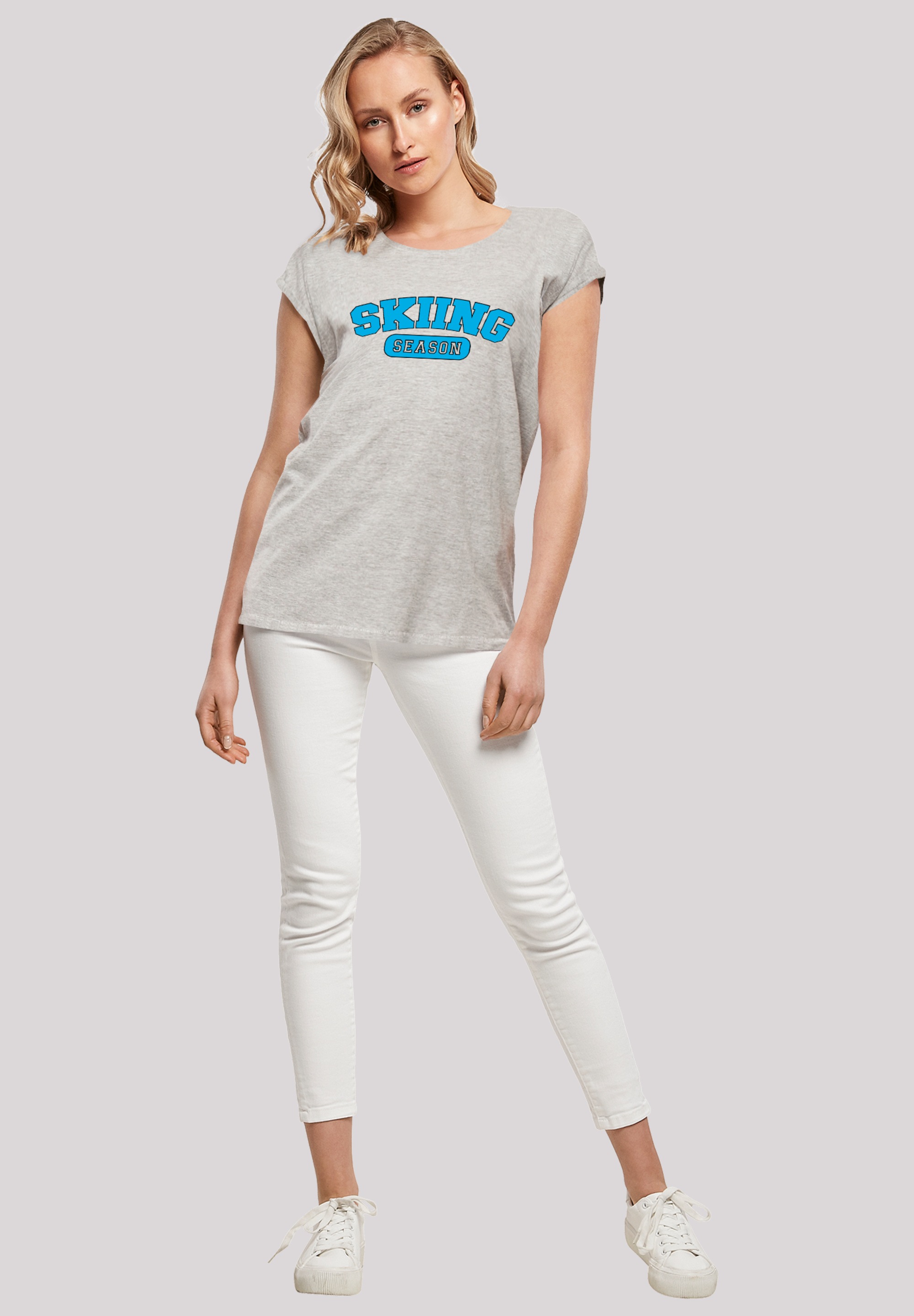 F4NT4STIC T-Shirt »Skiing Season Winter Sport«, Premium Qualität