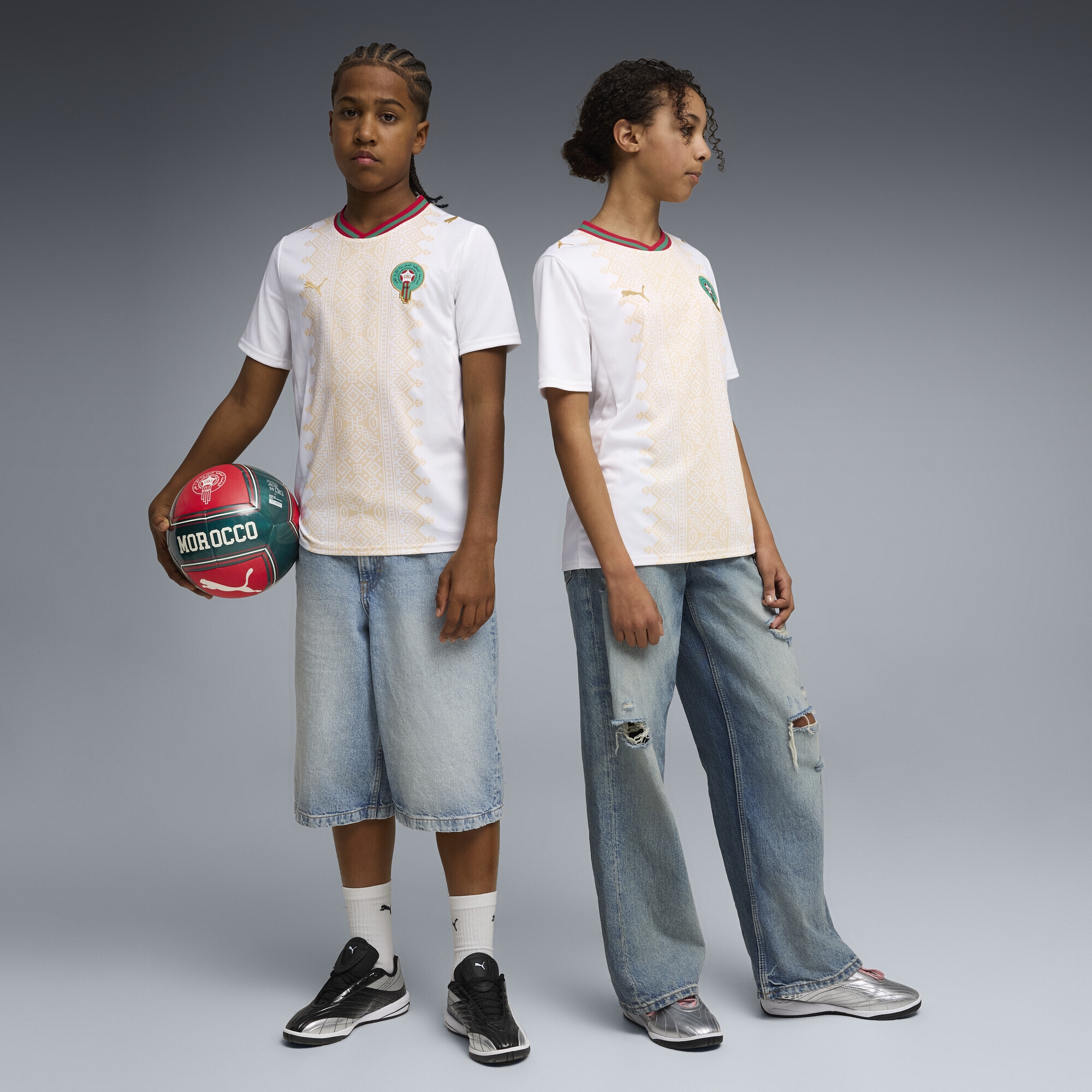 PUMA Trainingsshirt »Marokko 2026 Auswärtstrikot Jugendliche«
