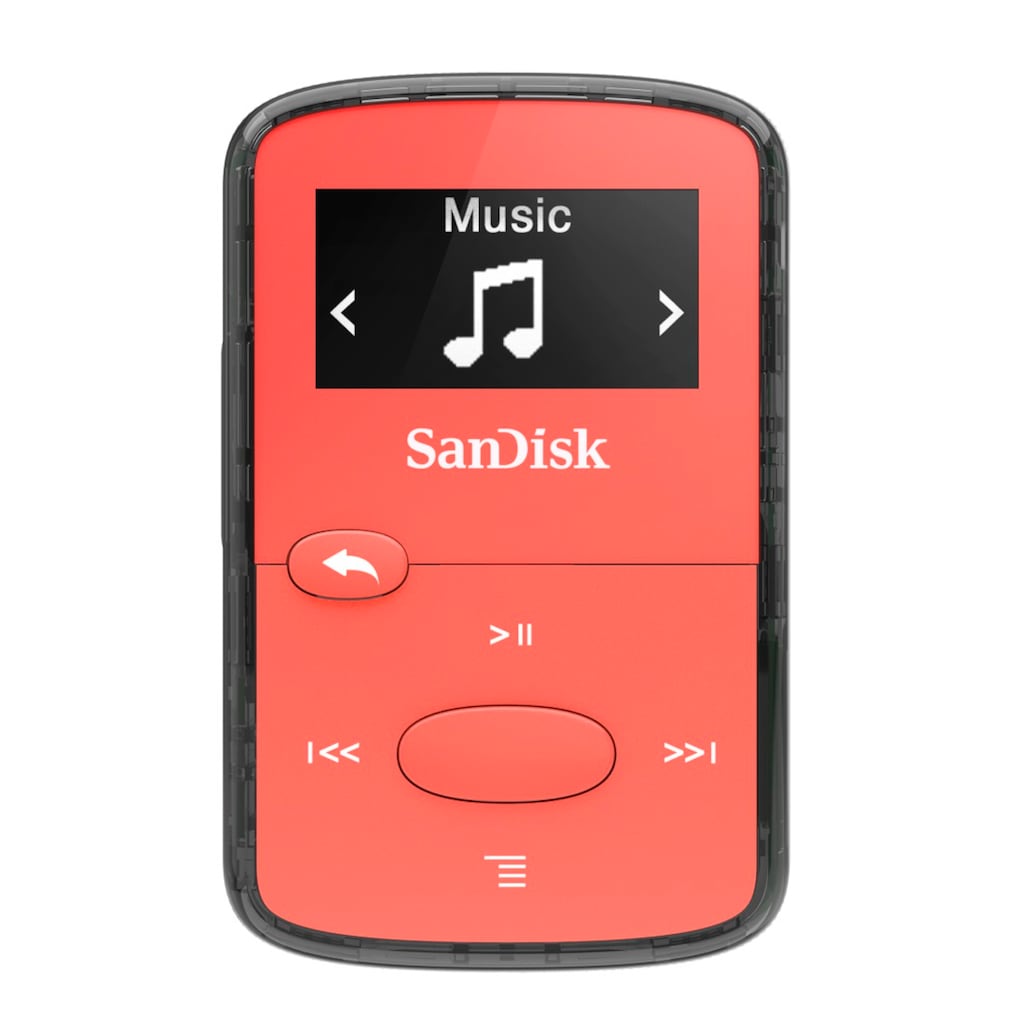 Sandisk MP3-Player »Rot«, SanDisk Clip Jam MP3 Player 8 GB