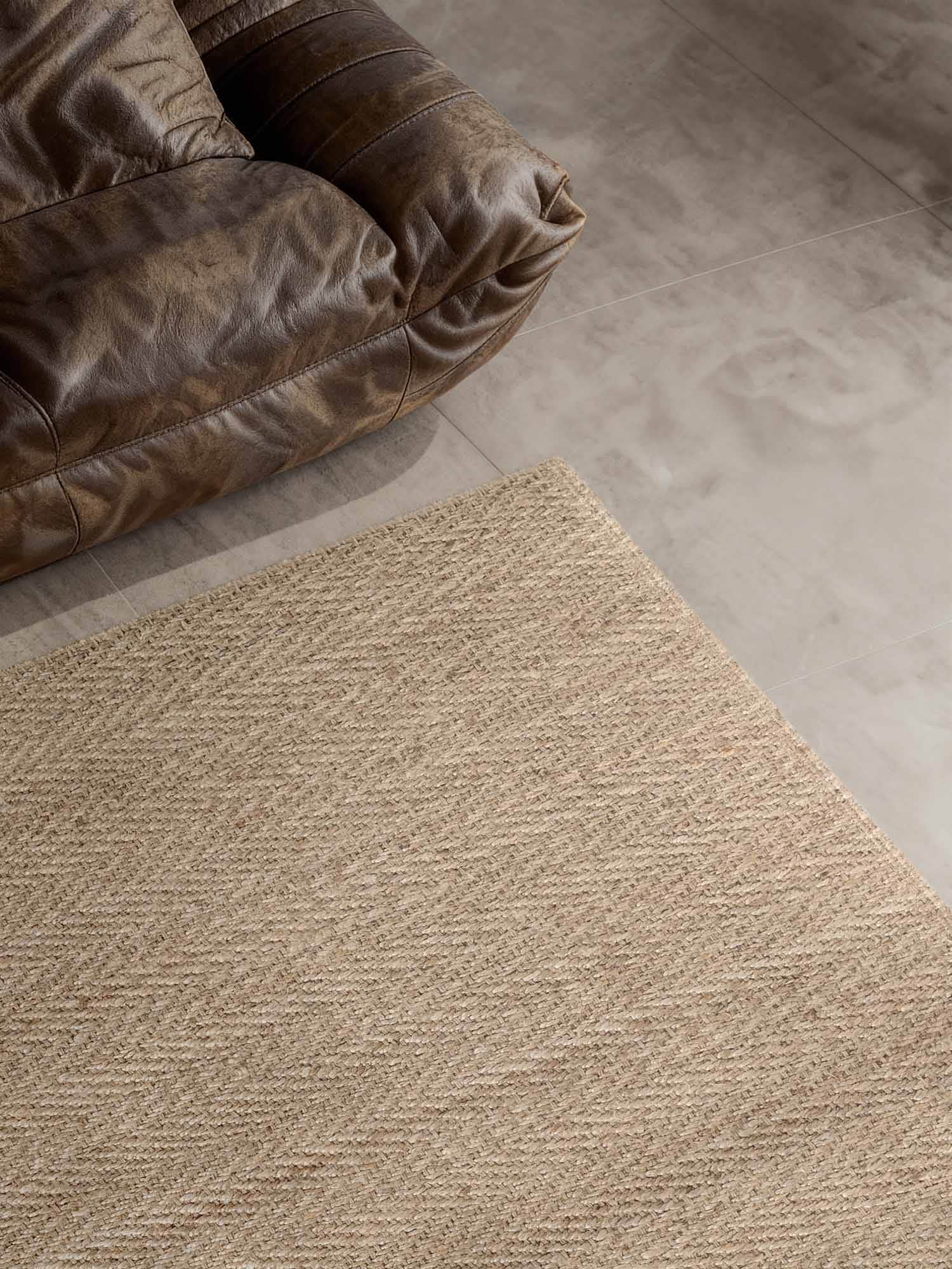 Villeroy & Boch Teppich »Mirabelle« rechteckig 10 mm Höhe Jute, Natur, Wohnzimmer, Esszimmer, Schlafzimmer, Fischgrätendesign