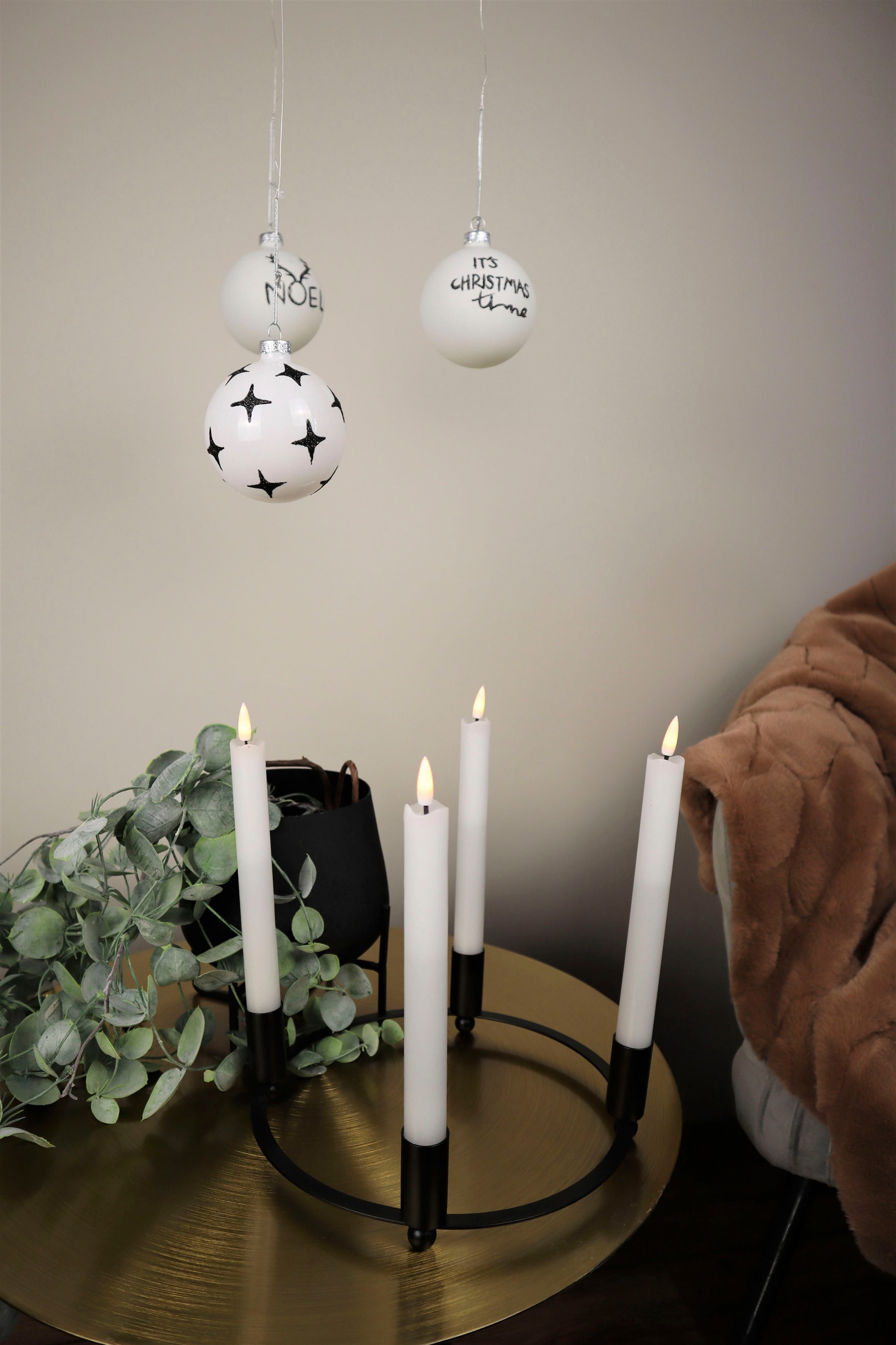 AM Design Adventsleuchter (1 4 aus Adventskranz, | Metall, Stabkerzenhalter 24 Ø »Kerzenhalter Kerzen, cm«, Weihnachtsdeko, für St.), bestellen BAUR