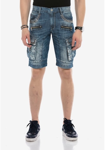 Cipo & Baxx Shorts, mit Nieten und Cargotaschen kaufen