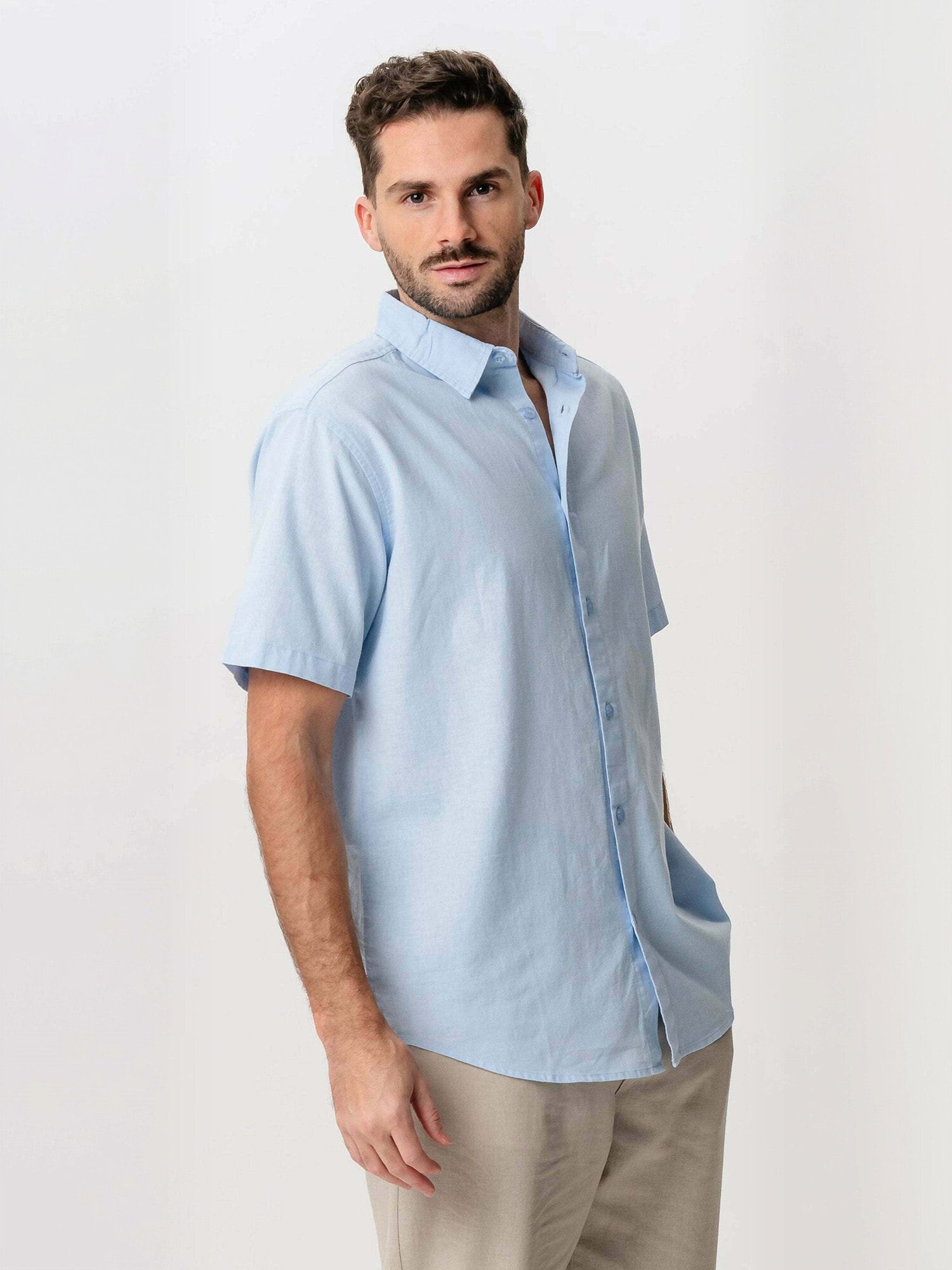 TeeShoppen "TEESHOPPEN Shirt Linen Blend"