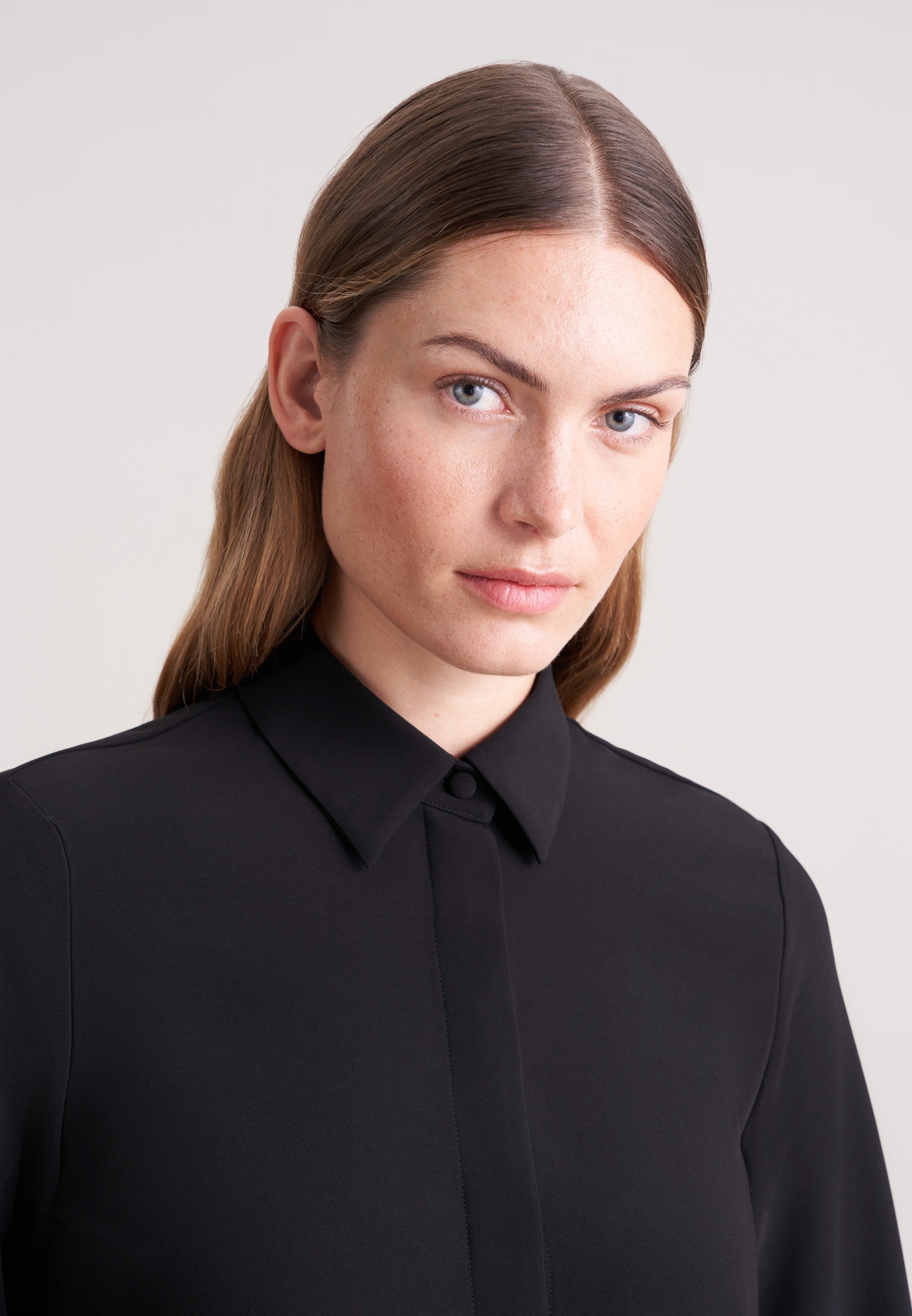 Thumbnail - seidensticker Hemdbluse 1/1 Kragen Uni