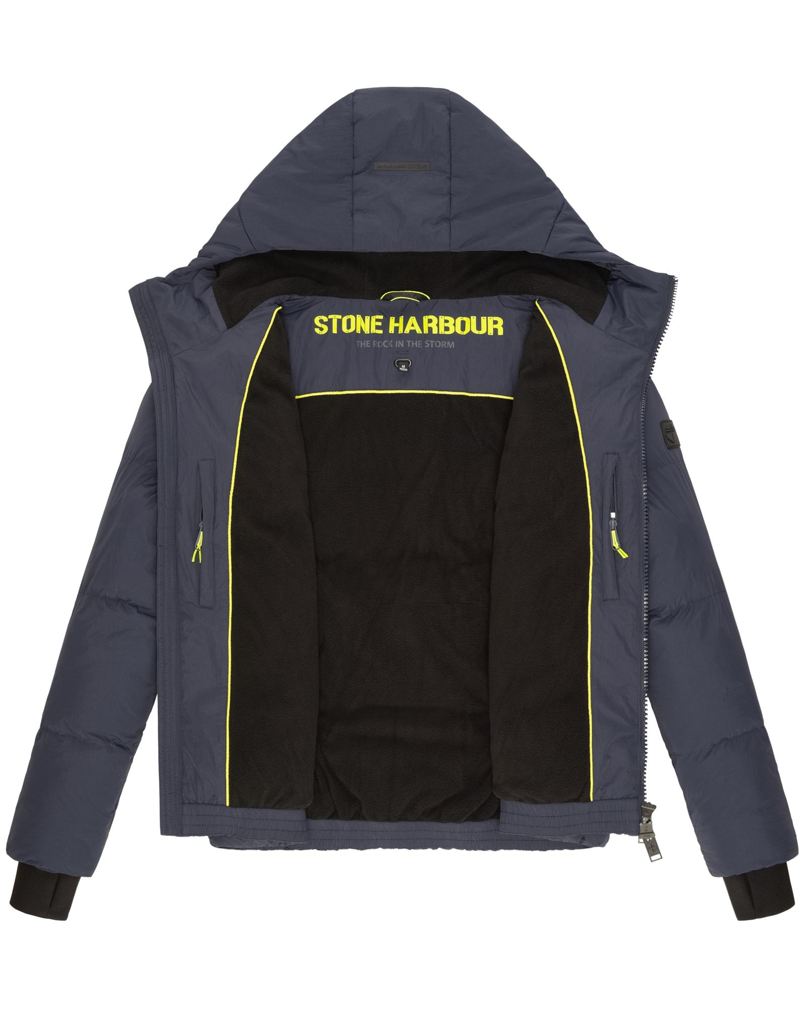 Stone Harbour Steppjacke »Tayroos XX«, mit Kapuze, Gesteppte Herren Winterjacke mit Kapuze