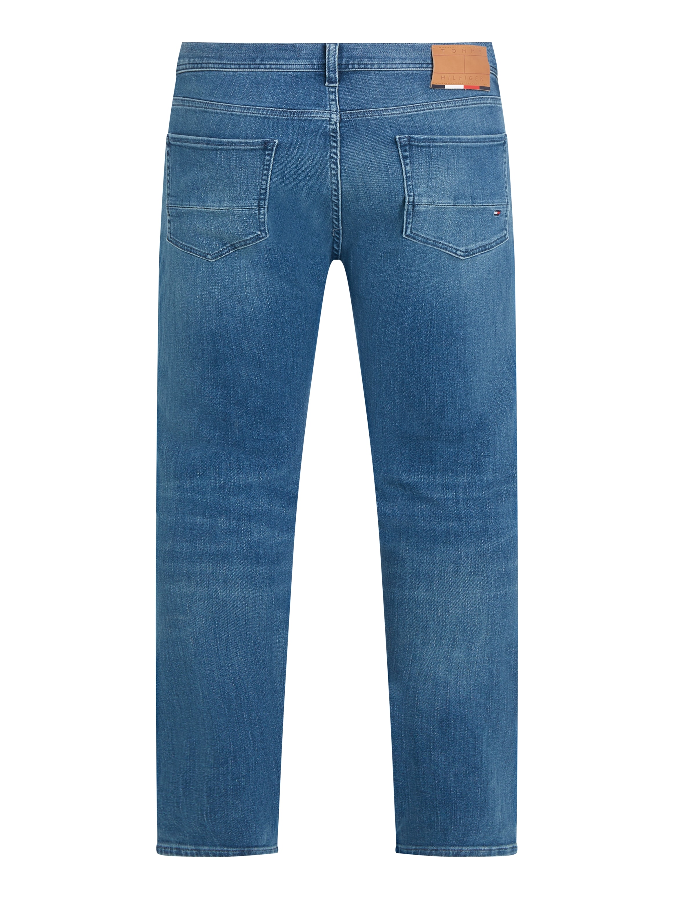 Tommy Hilfiger 5-Pocket-Jeans »SLIM BLEECKER PSTR«, mit Tommy Hilfiger Leder-Batch am hinteren Bundabschluss