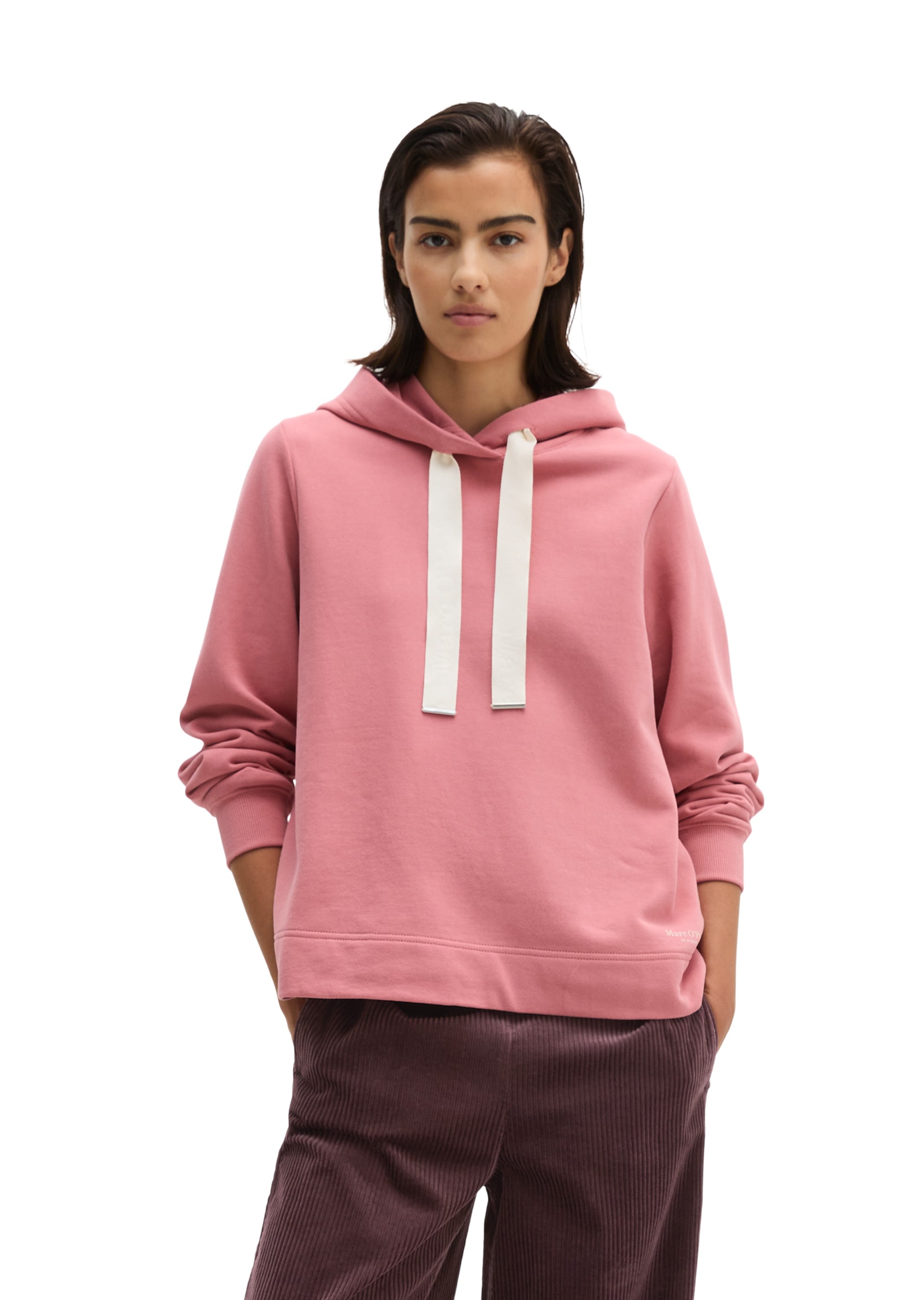 Marc OPolo Hoodie, relaxed mit gepeachter Oberfläche