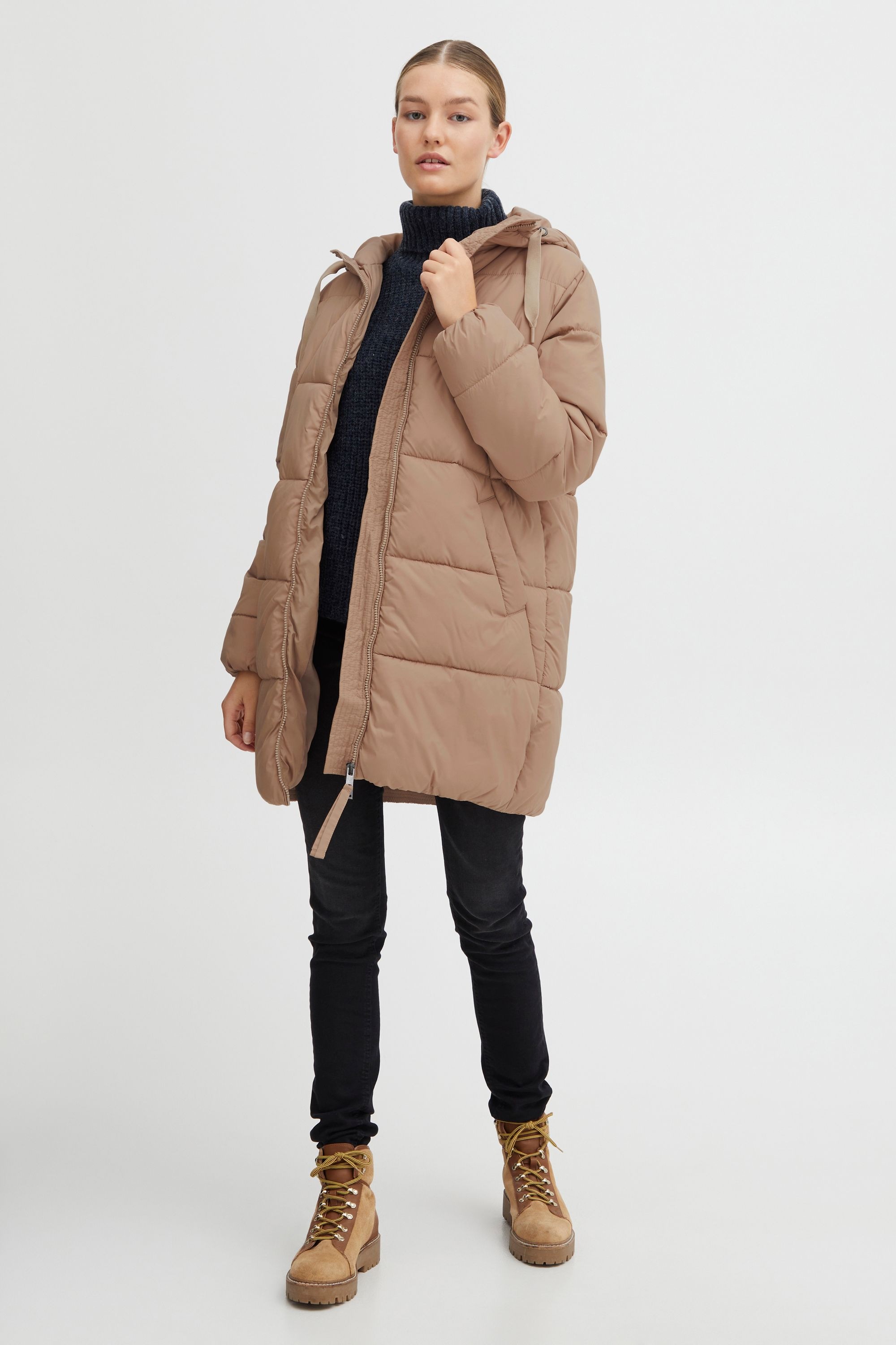 OXMO Steppjacke »Steppjacke OXBodil«, mit Kapuze