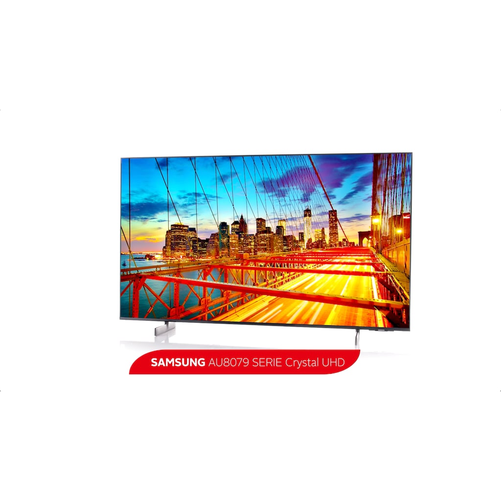 Samsung LED-Fernseher »GU55AU8079U«, 138 cm/55 Zoll, 4K Ultra HD, Smart-TV, HDR-Crystal Prozessor 4K-Dynamic Crystal Color-Contrast Enhancer