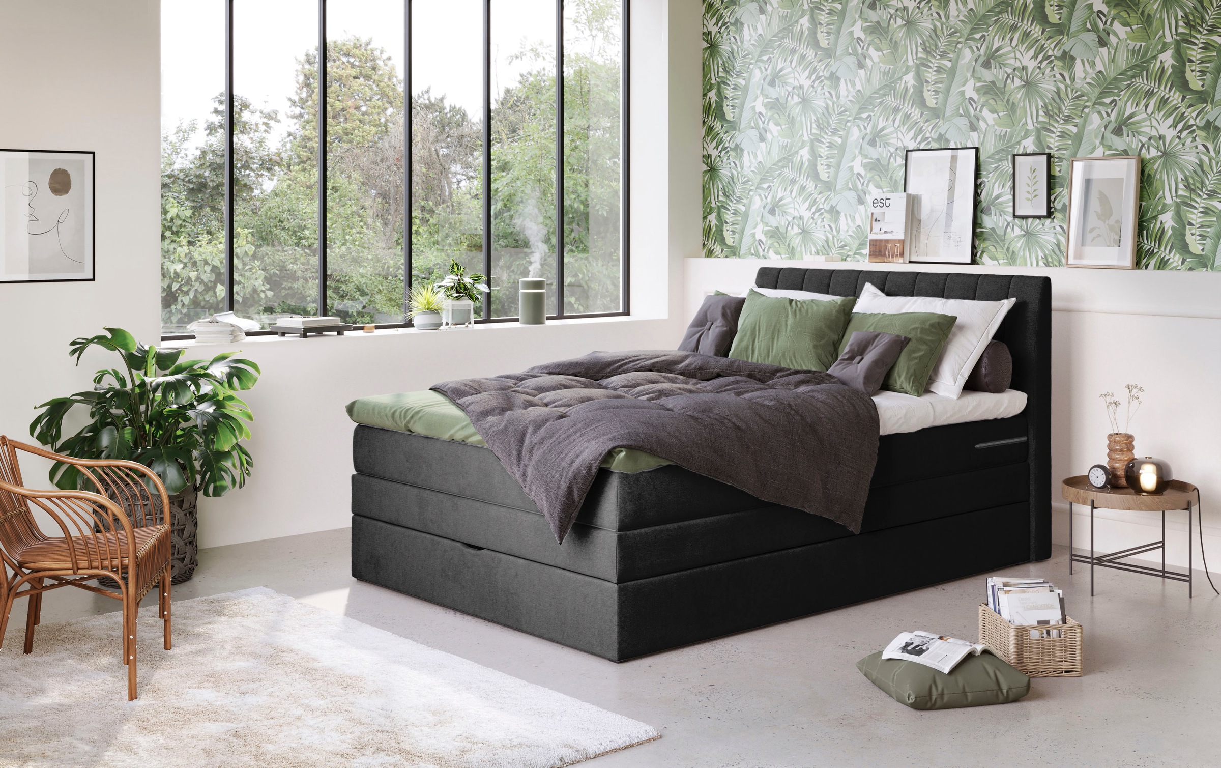 COTTA Boxspringbett "Shark inkl. Bettkasten und Topper", erhältlich in den günstig online kaufen