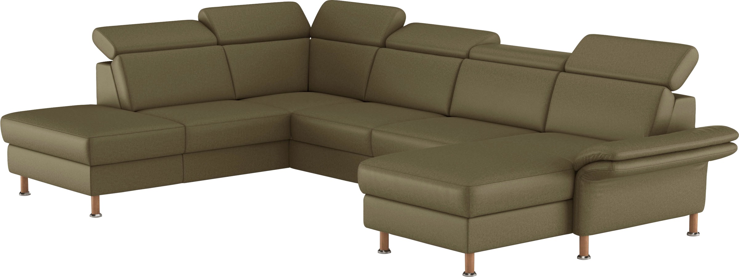 Home affaire Wohnlandschaft "Calypso U-Form" wahlweise mit motorischer Rela günstig online kaufen