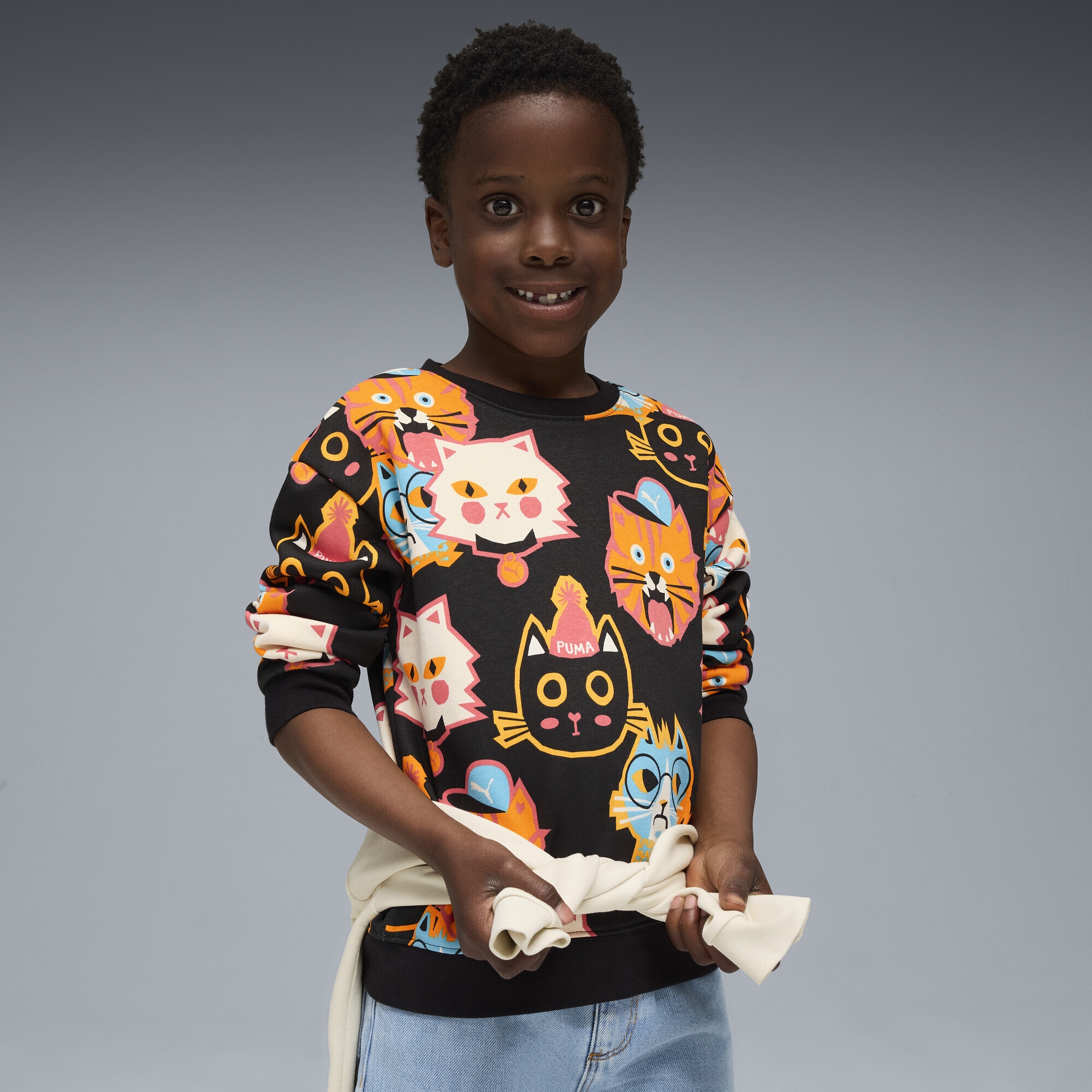 PUMA Sweatshirt »Moody Cat Sweatshirt Kinder«