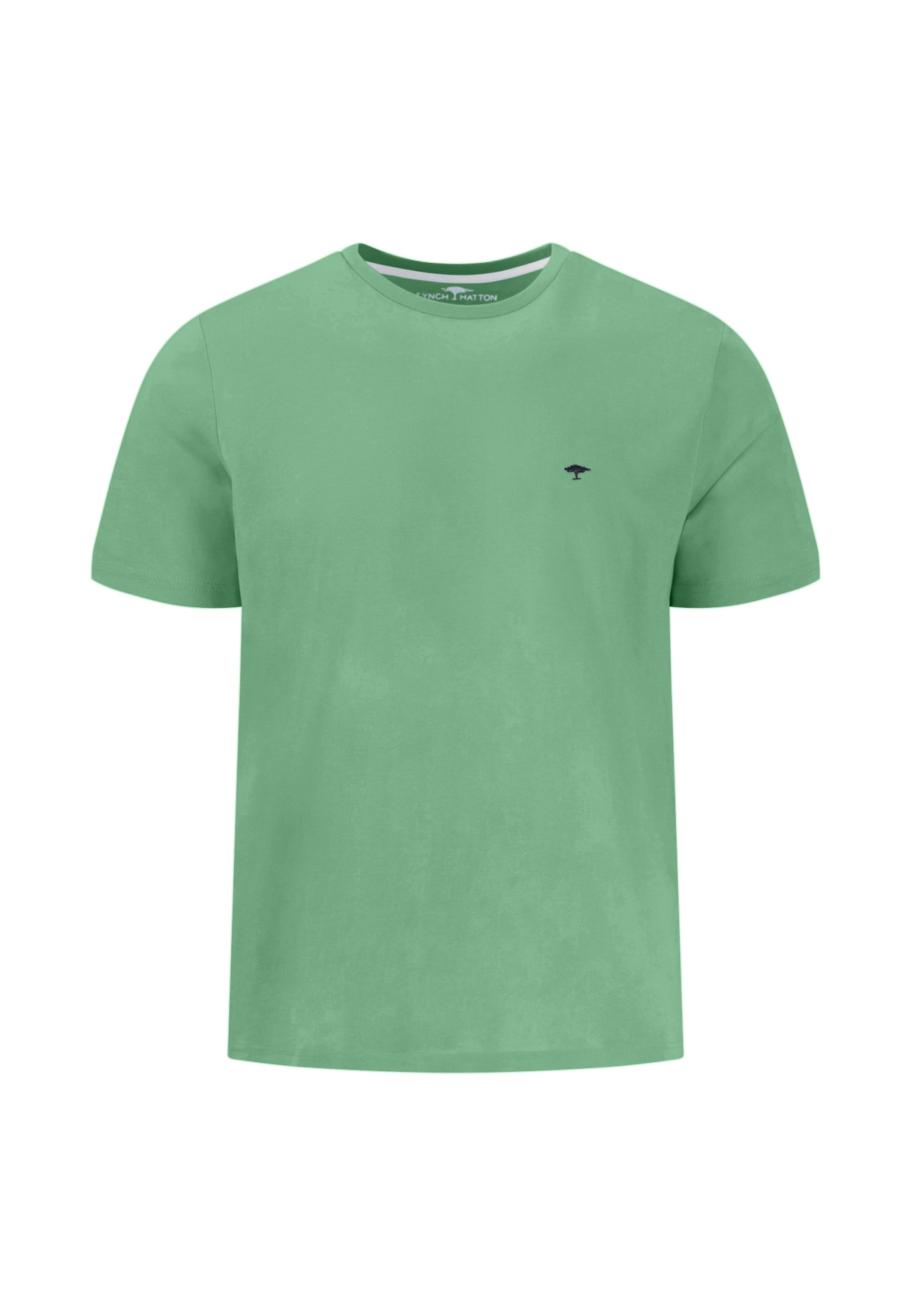 FYNCH-HATTON "FYNCH-HATTON Basic T-Shirt" Sommershirt in unifarben, mit Log günstig online kaufen