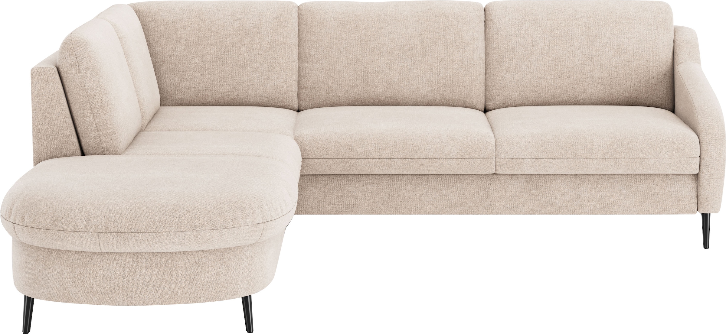 sit&more Ecksofa "Soul L-Form" wahlweise mit Schlaffunktion und Bettkasten oder Schubkasten