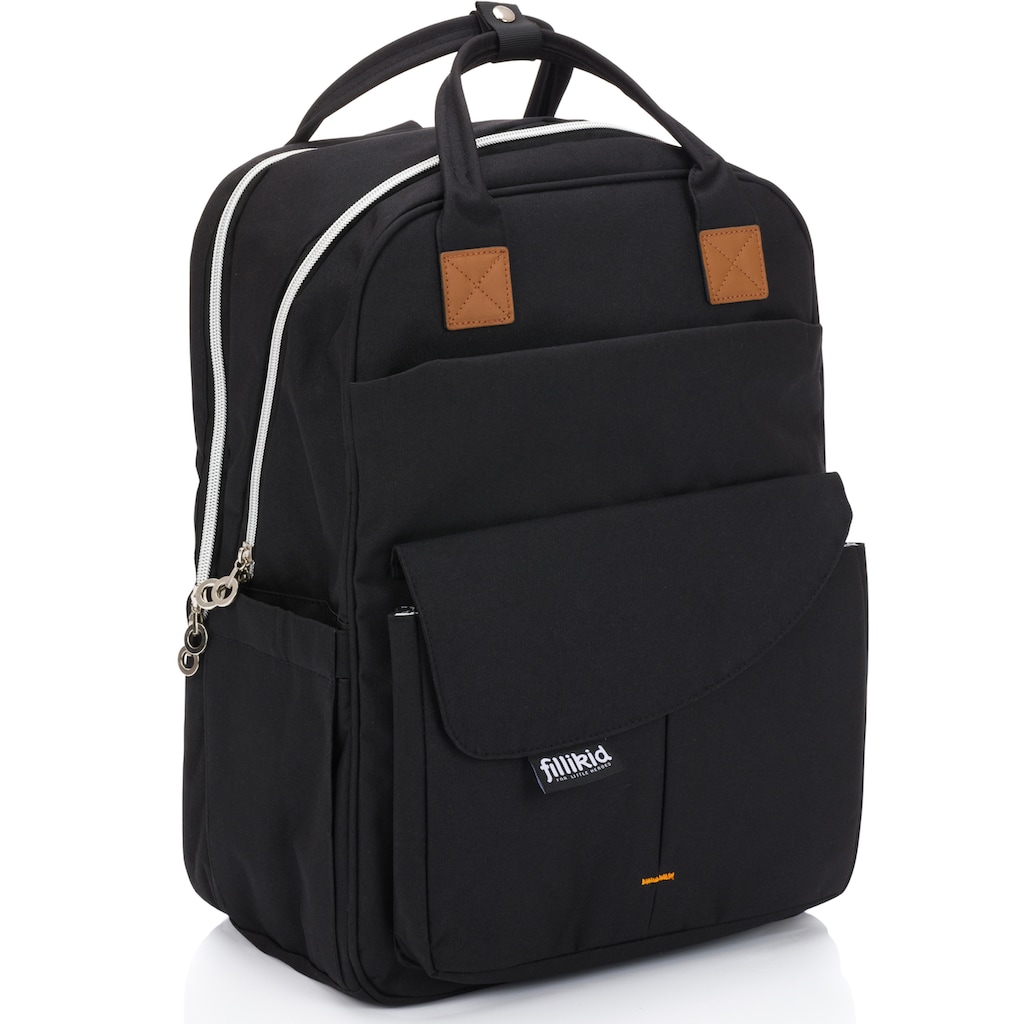 Fillikid Wickelrucksack »Rom, schwarz«