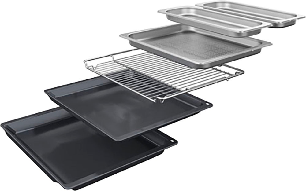 NEFF Einbaubackofen N 90 »B64FS31N0«, mit Teleskopauszug nachrüstbar, EasyClean®, AirFry-Funktion