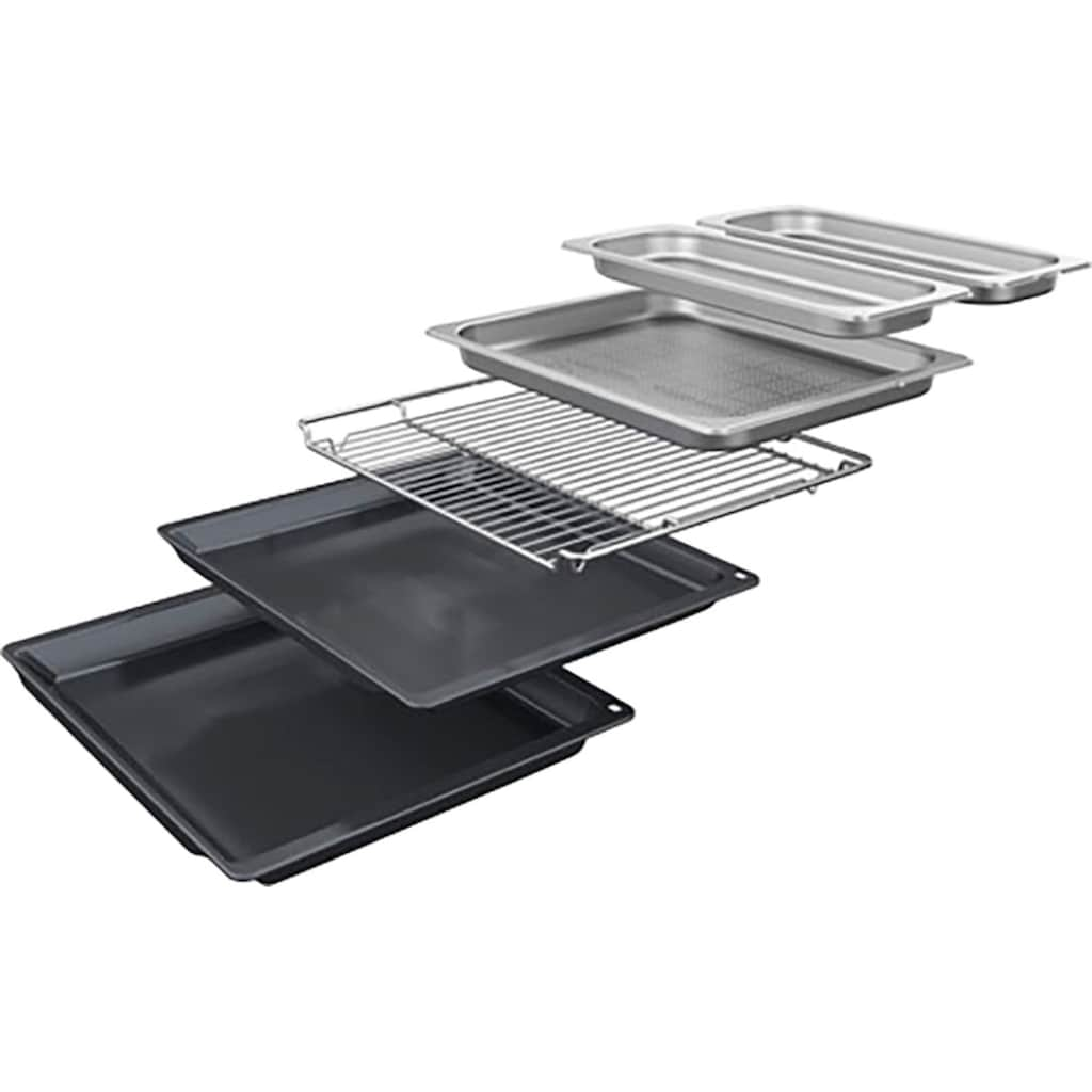 NEFF Einbaubackofen »B64FS31N0«, N 90, B64FS31N0, mit Teleskopauszug nachrüstbar, EasyClean®