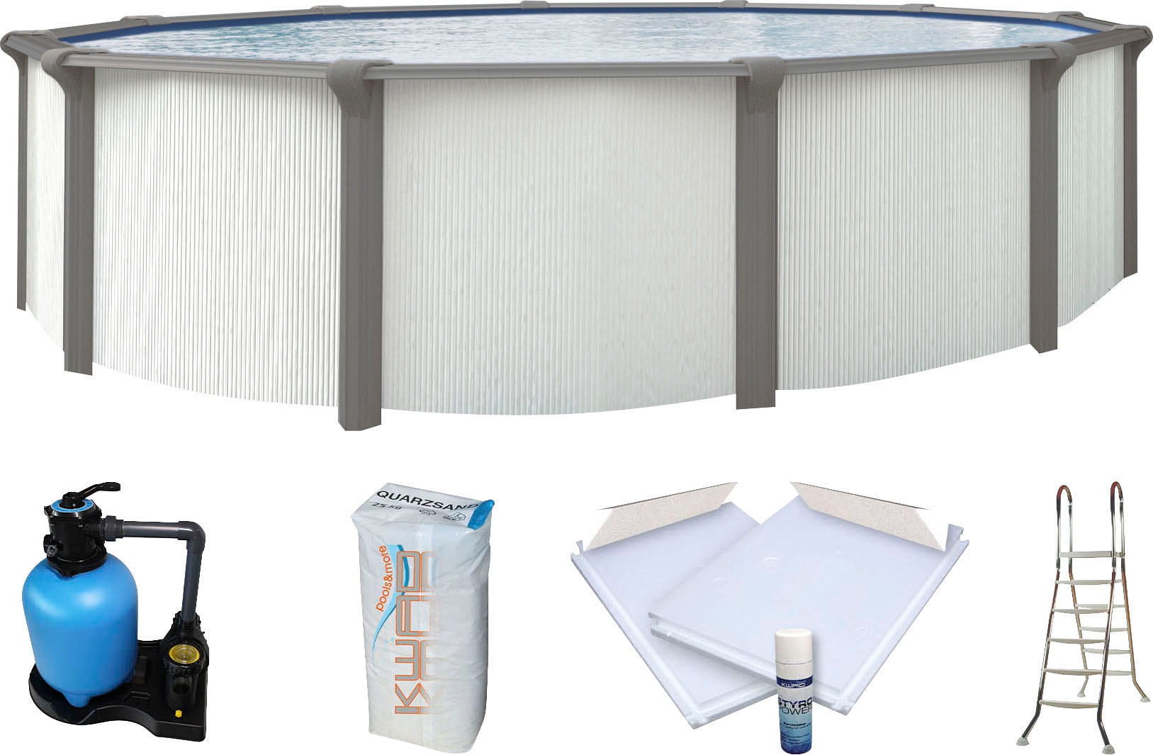KWAD Rundpool ""Supreme" all in Premium Folie" inkl. Bodenisolationsseti, i günstig online kaufen