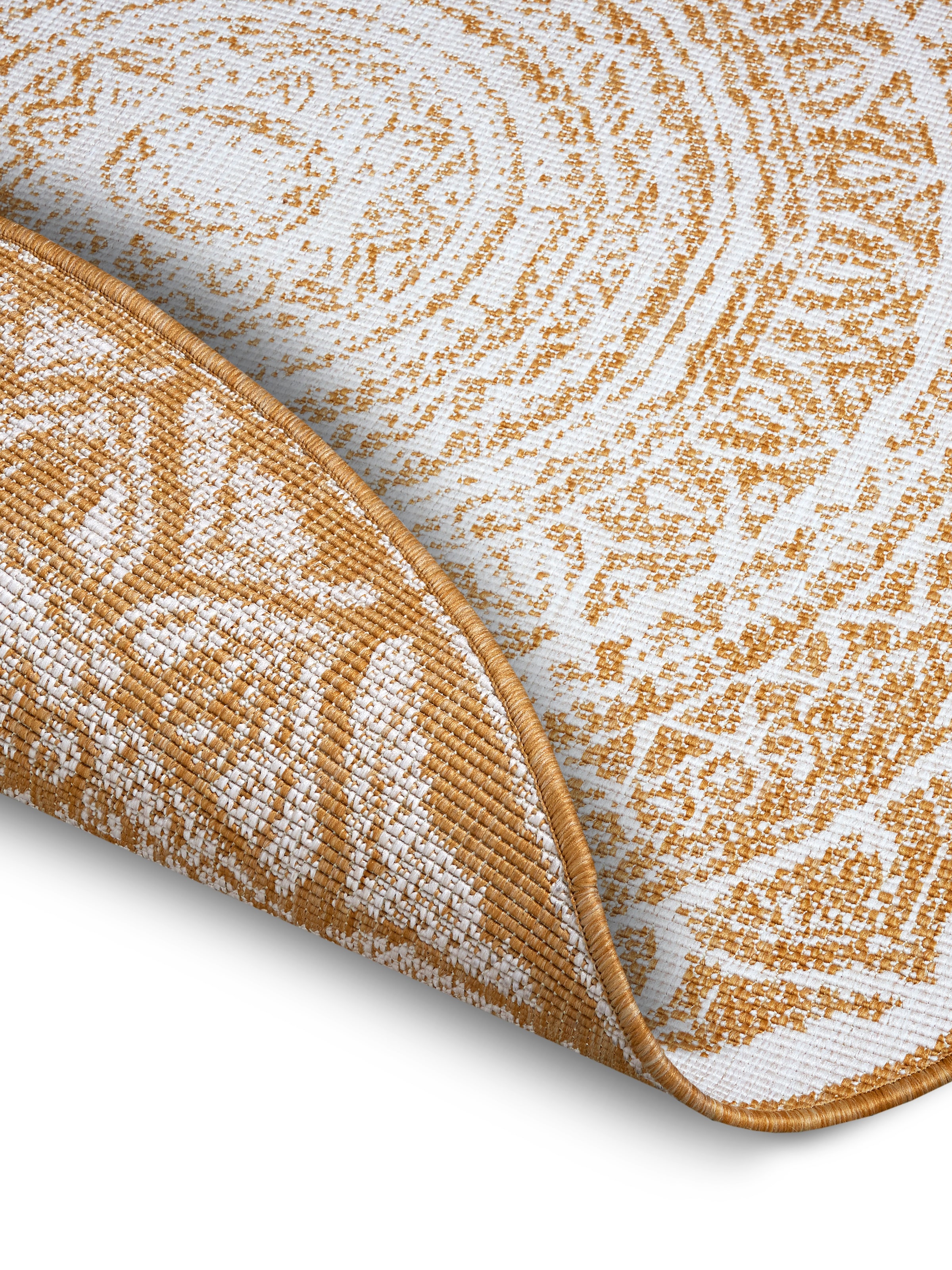NORTHRUGS Teppich »Siruma Wendeteppich«, rund, 5 mm Höhe, In- & Outdoor, beidseitig, Orientalisch, Teppich, Garten, Flur