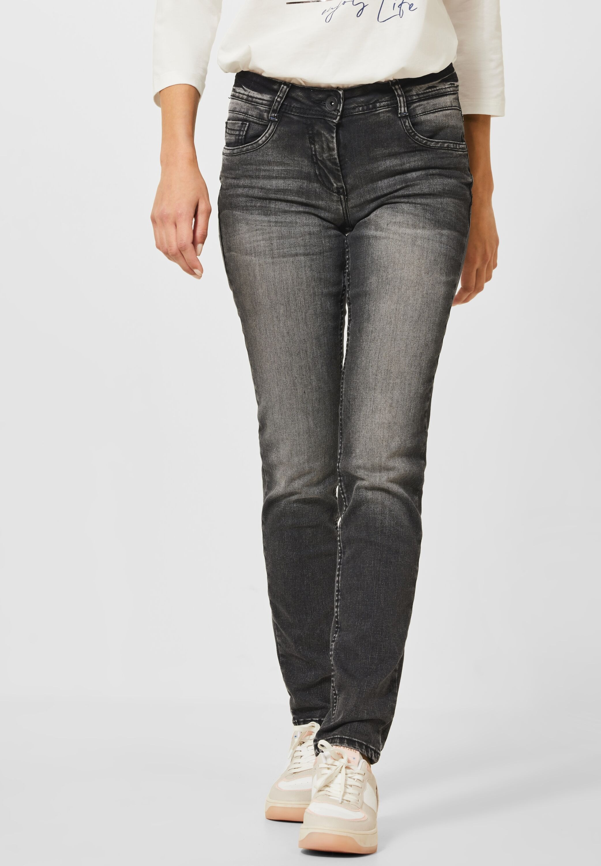 Cecil Slim-fit-Jeans, 5-Pocket-Style