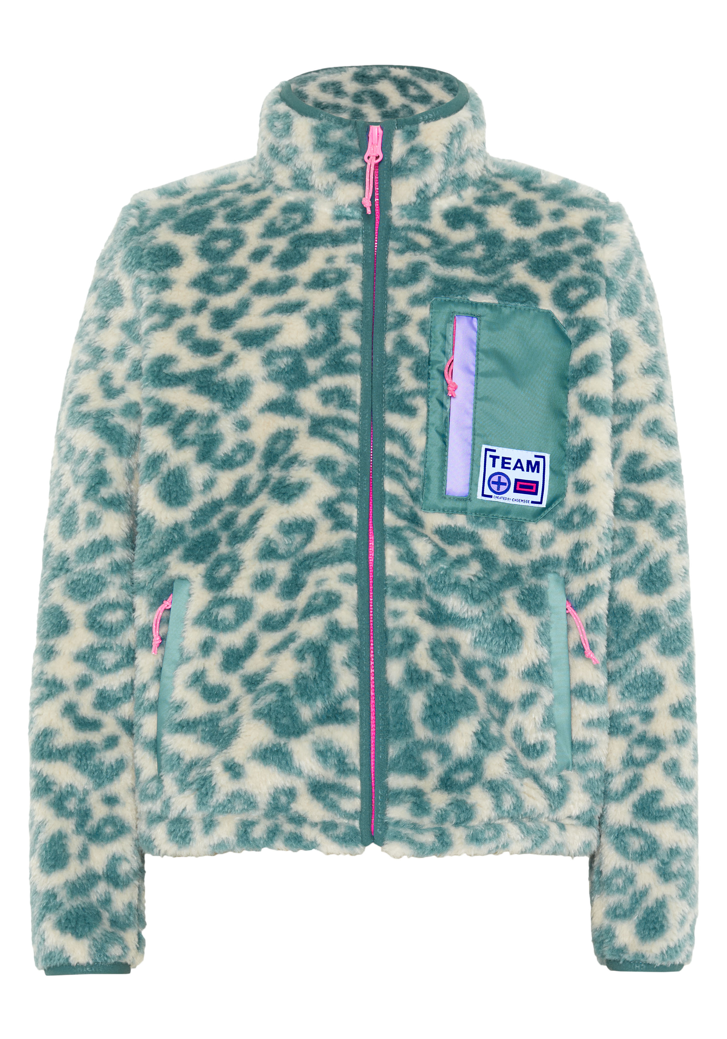 Chiemsee Fleecejacke ohne Kapuze - aus kuschelig wärmendem Sherpa Fleece