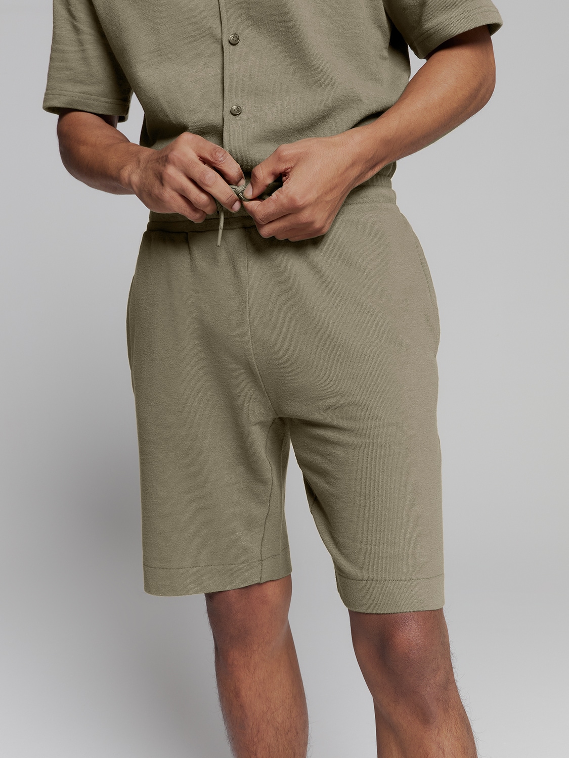 NO EXCESS Chinohose »No Excess Jersey-Shorts«