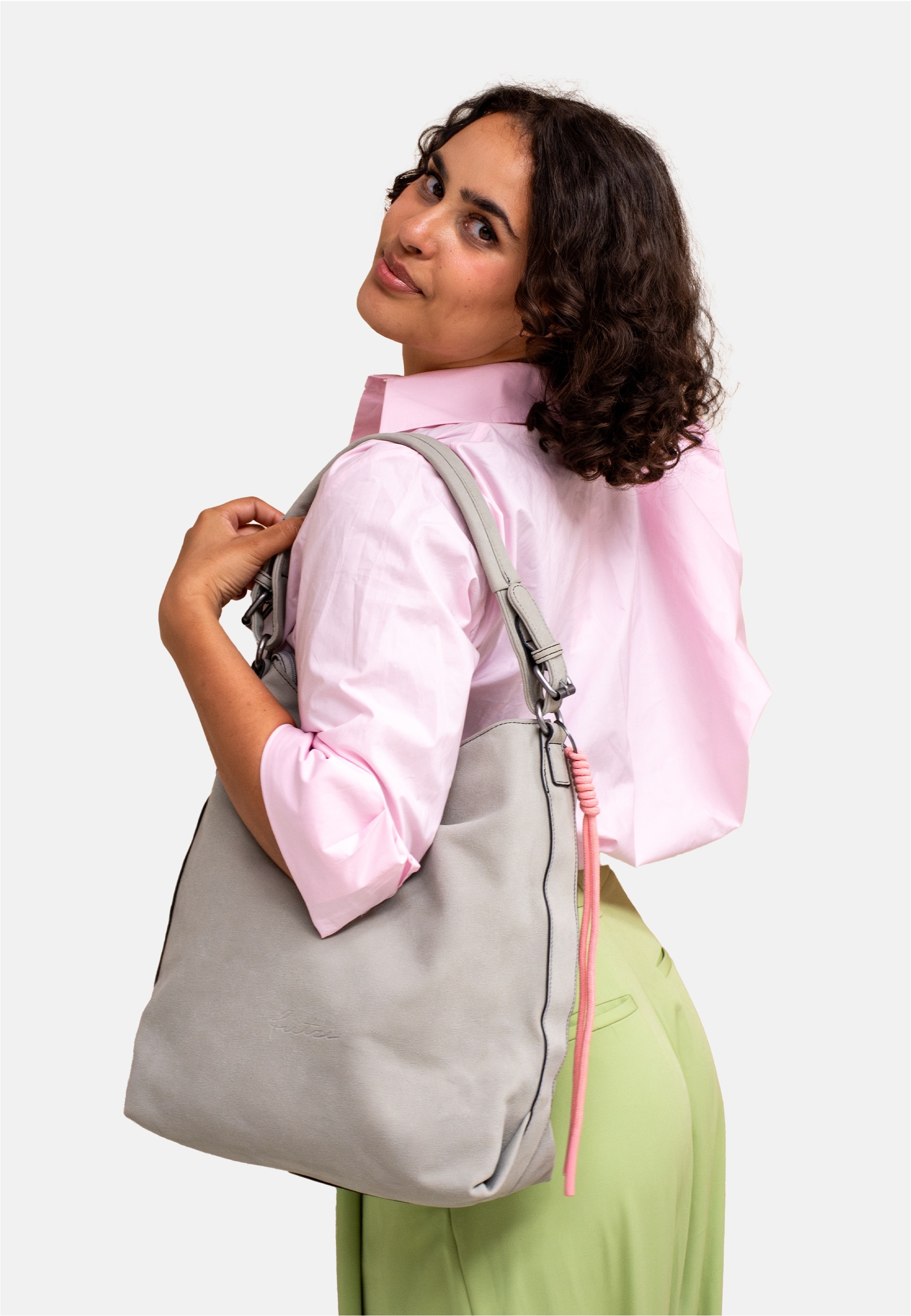 Fritzi aus Preußen Schultertasche »Jacky Black«, mit Reißverschluss