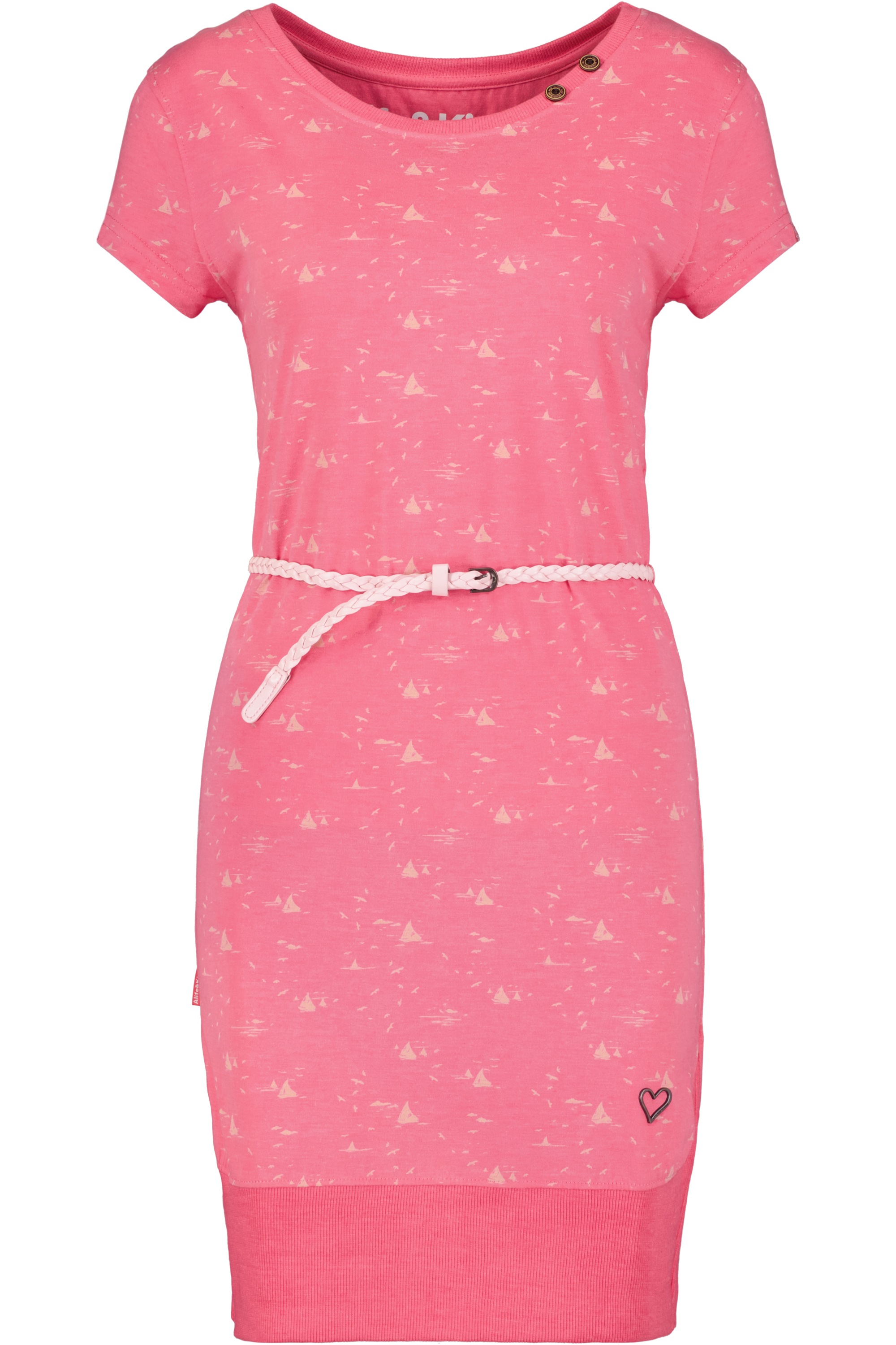 ALIFE & KICKIN Damen Blusenkleid "Damen CocoAK", pink, Gr. L, 65% Baumwolle, 35% Polyester, Kleider