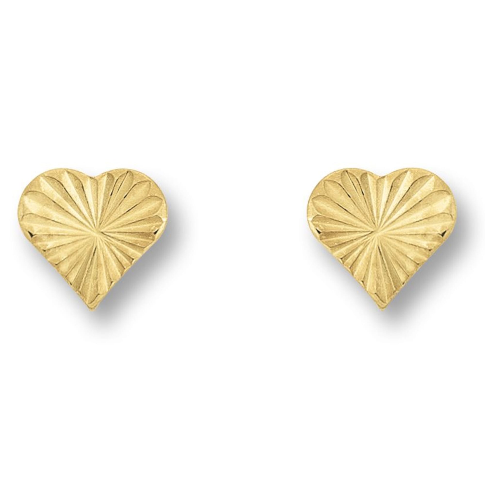 Paar Ohrhänger ONE ELEMENT "Herz Ohrringe Ohrstecker aus 333 Gelbgold", gold, Ohrringe, Damen, Damen, Gelbgold 333 Gold, Gelbgold 333, Gold, Herzanhänger – Ausdruck von Liebe, perfekt zum Verschenken