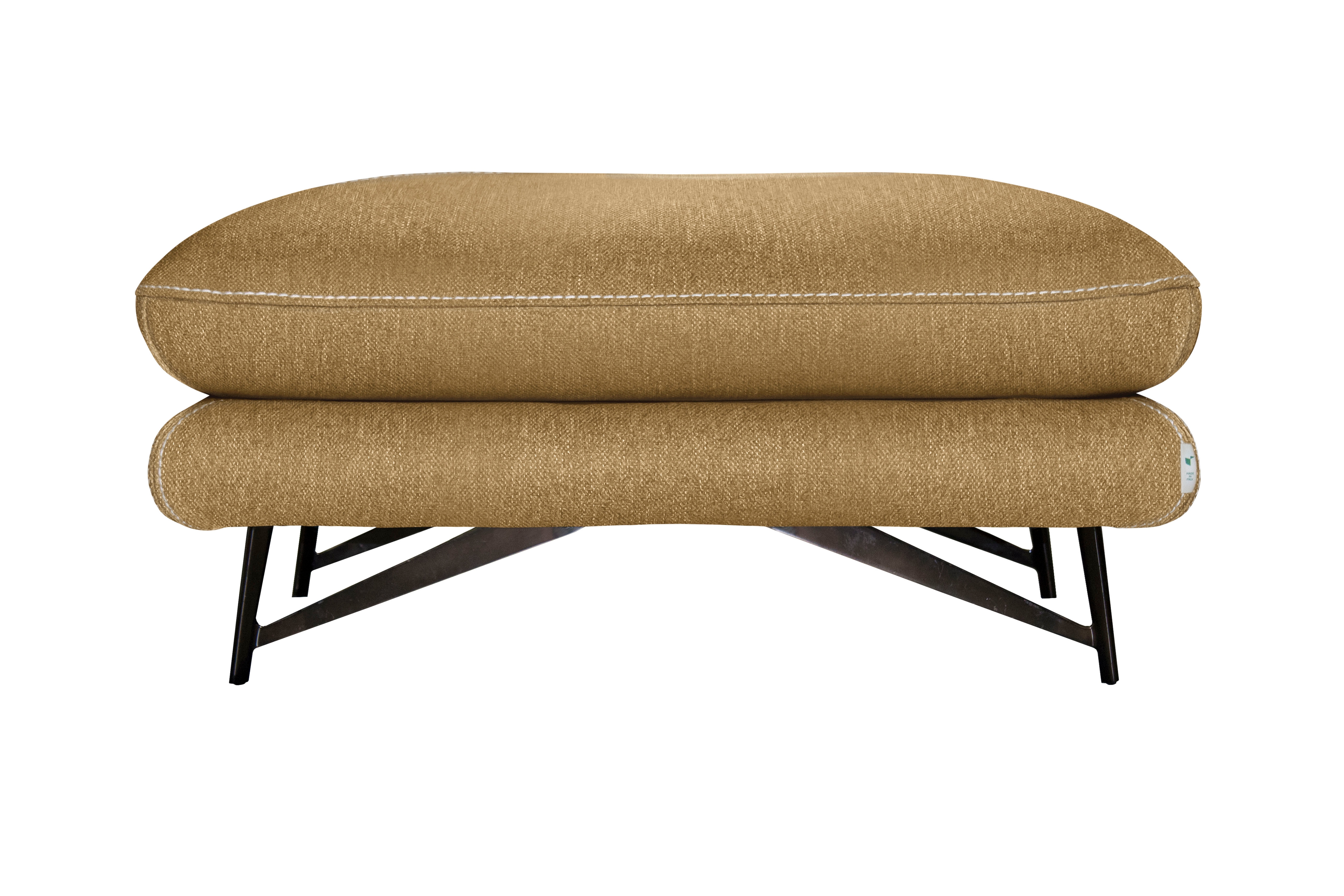 CALIA ITALIA Hocker "Cezanne bequem und elegant, B/T 90/70cm, hochwertiger Designfuß"