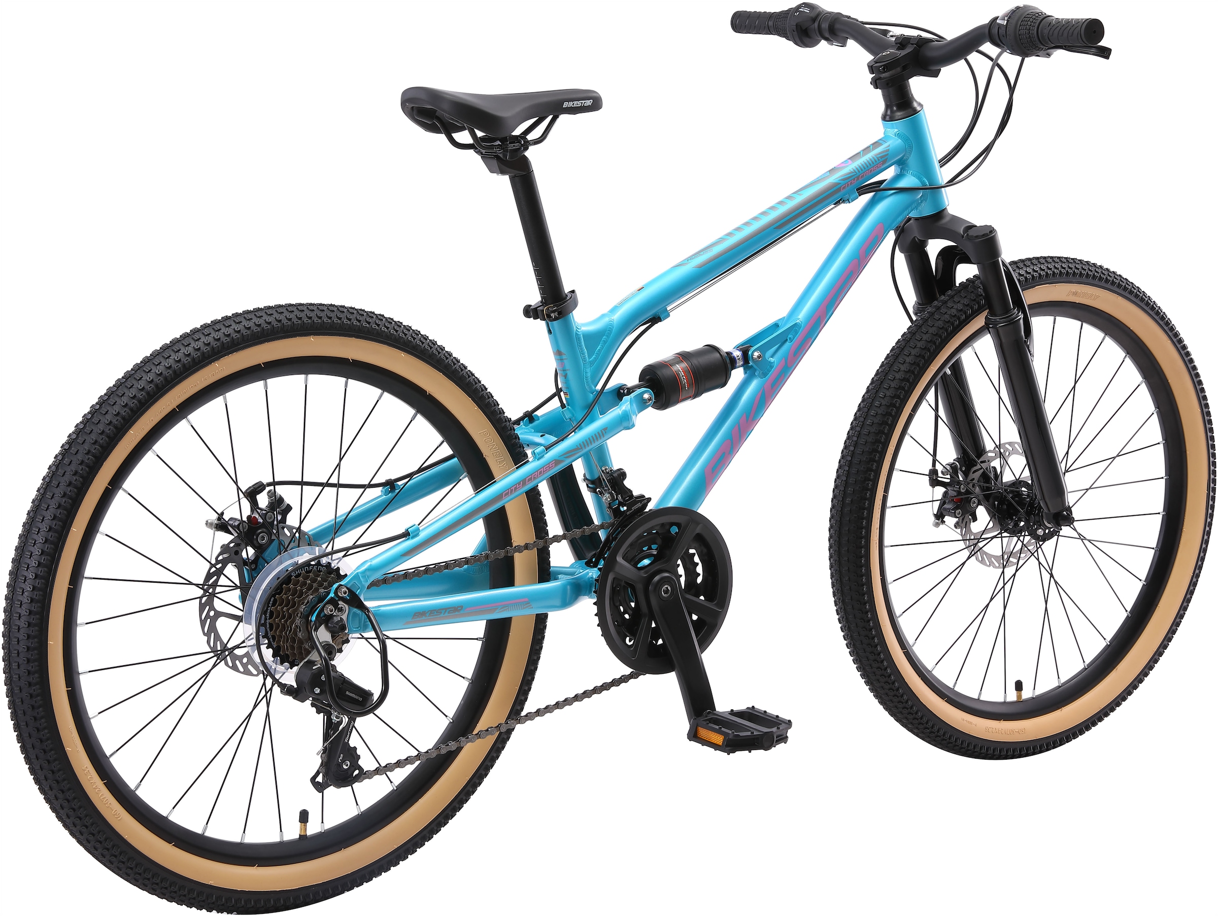 Bikestar Jugendfahrrad 21 Gang Shimano RD-TY21 Schaltwerk Kettenschaltung