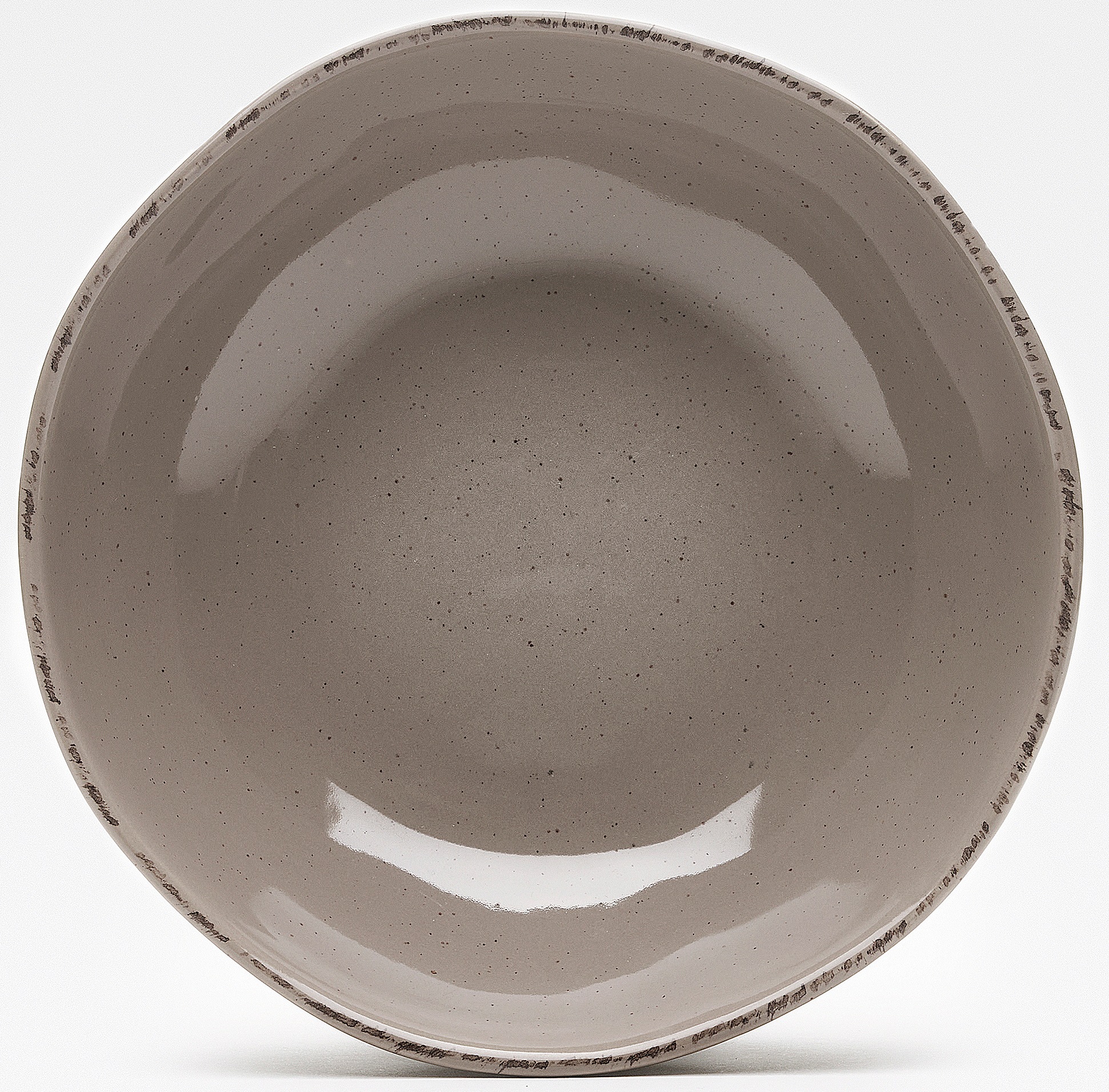 VAN WELL Pastateller "Urban, tiefer Teller 19 cm, 6 Stück", 19cmbraun, Speiseteller, spülmaschinen- und mikrowellengeeignet