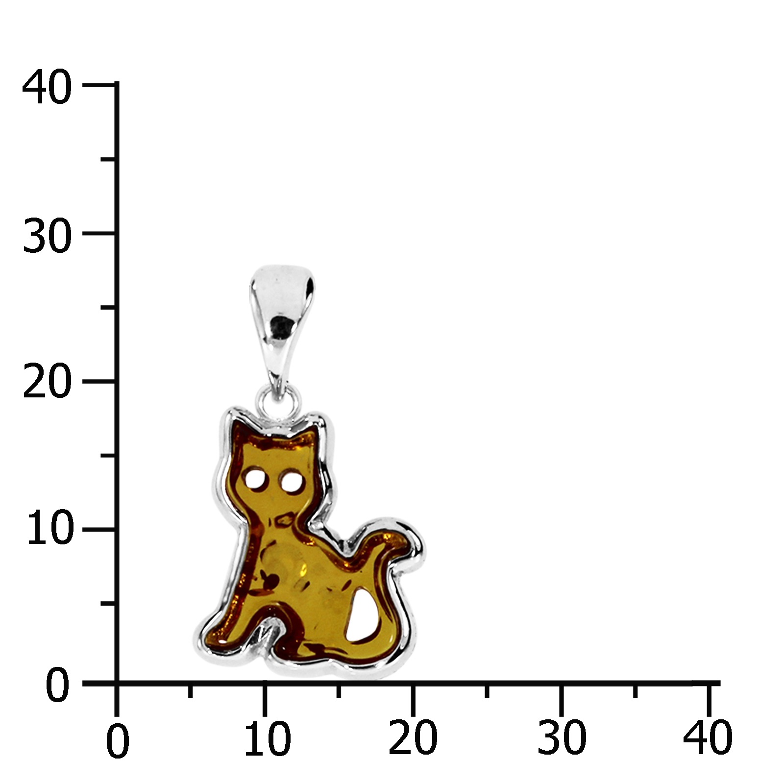 OSTSEE-SCHMUCK Kettenanhänger »Ostsee-Schmuck Anhänger Katze Anhänger Katze«, (1 tlg.)