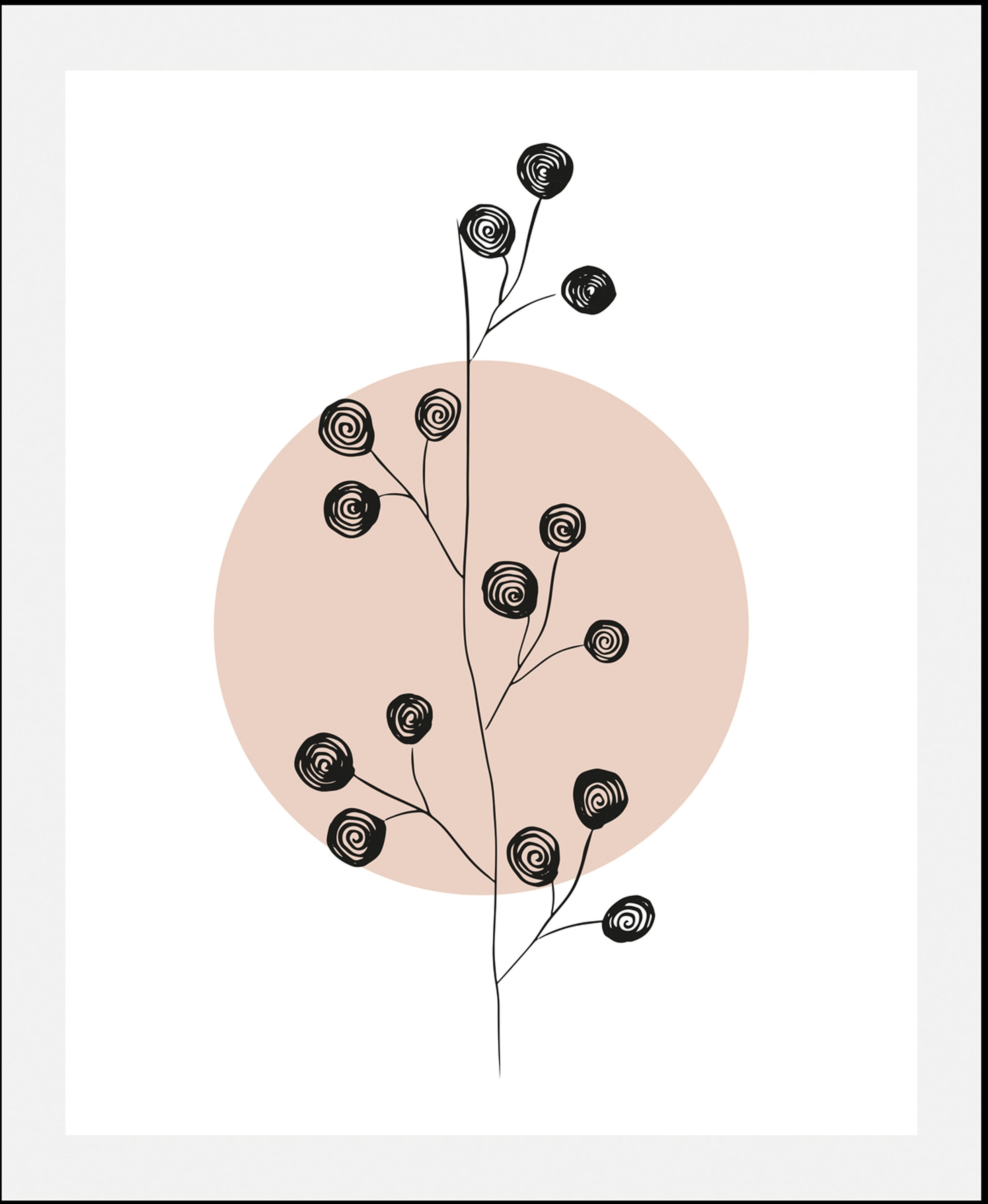 queence Bild "Hilma" Art  Blumen  Figuren  Kunst  Pflanzen  Pflanzenbilder günstig online kaufen