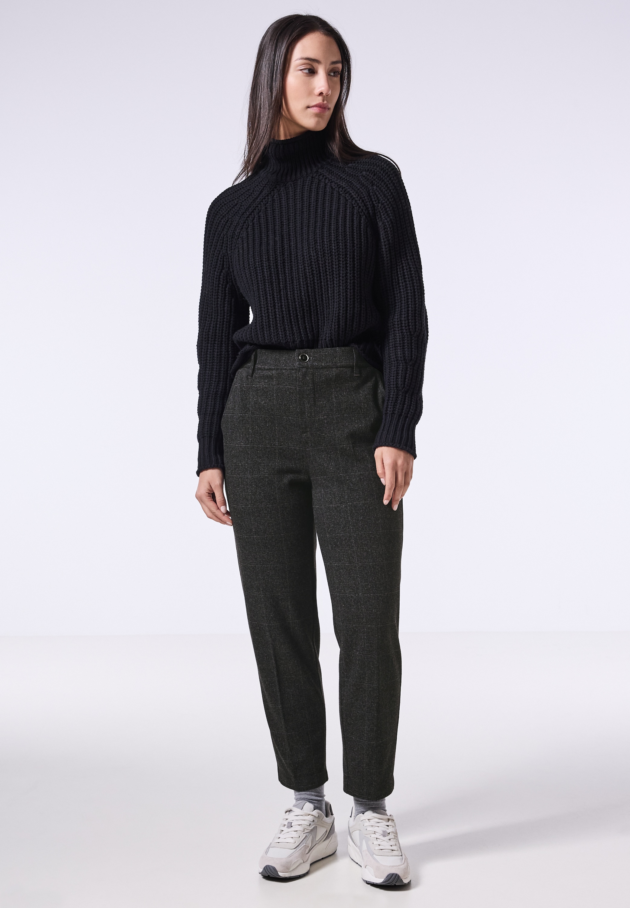 STREET ONE STUDIO Chinohose, High Waist