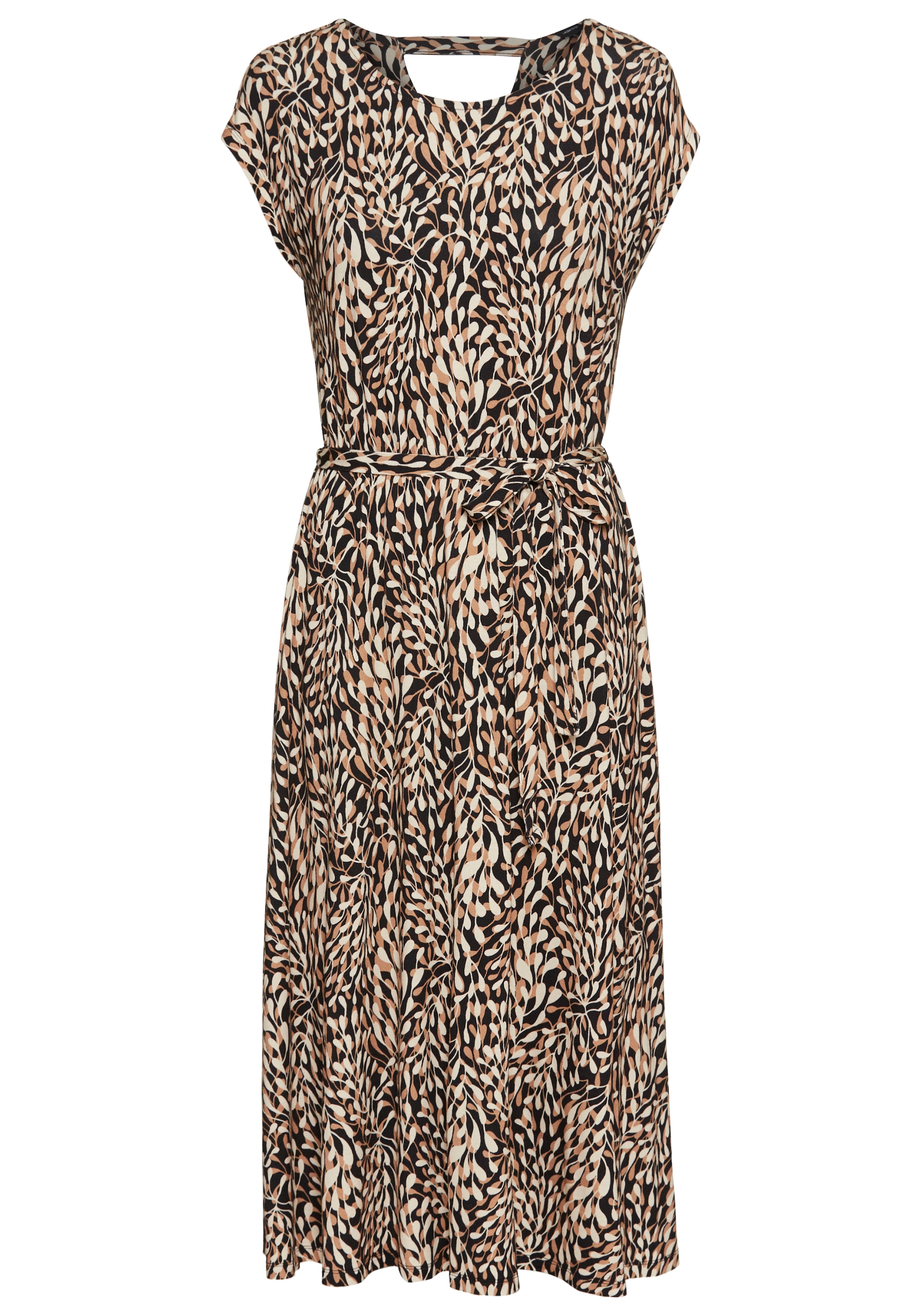 Laura Scott Sommerkleid, mit femininen Allover-Druck, inkl. Bindeband - NEUE KOLLEKTION